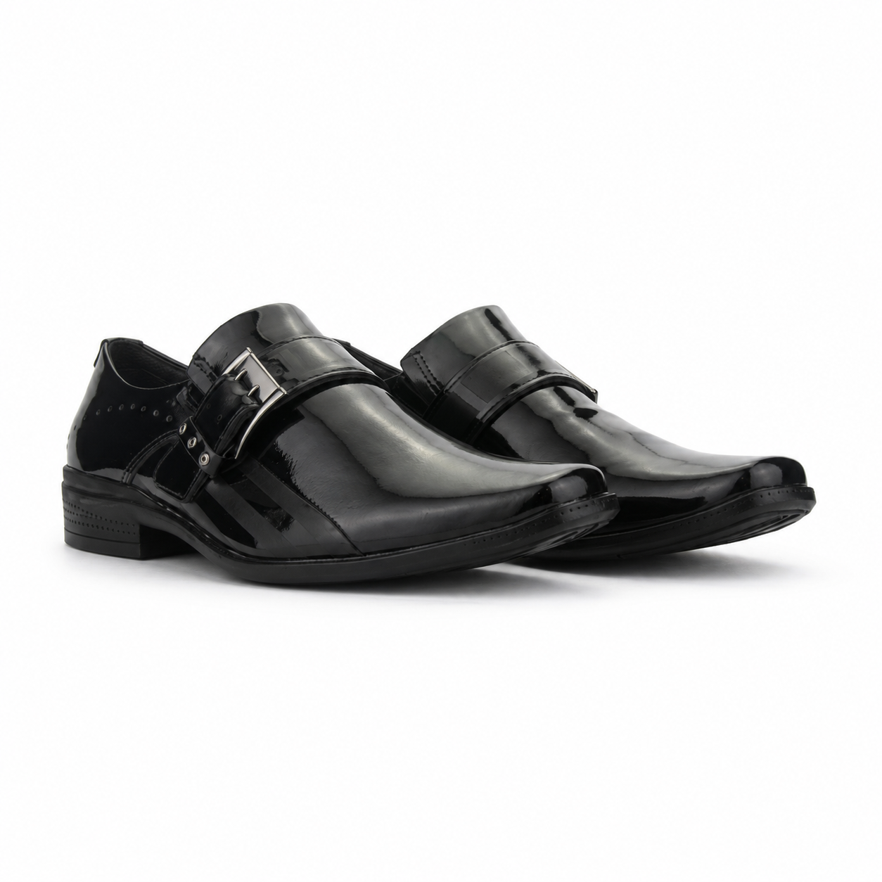 Zapato Ferracini Hombre 4373 Frankfurt Negro Charol Casual-6