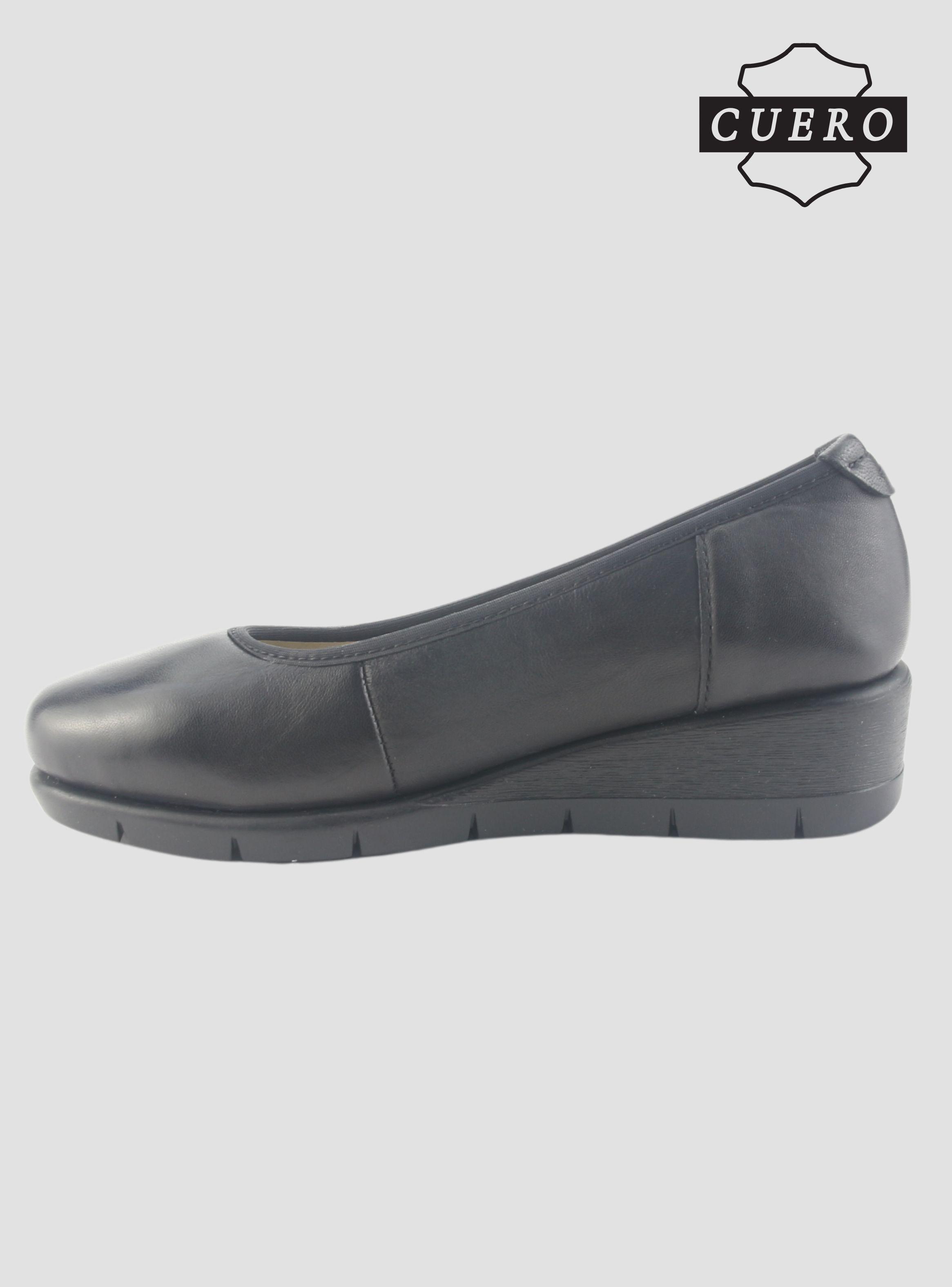 Zapato de Cuero Chalada Mujer Calafate-4 Negro Casual-2