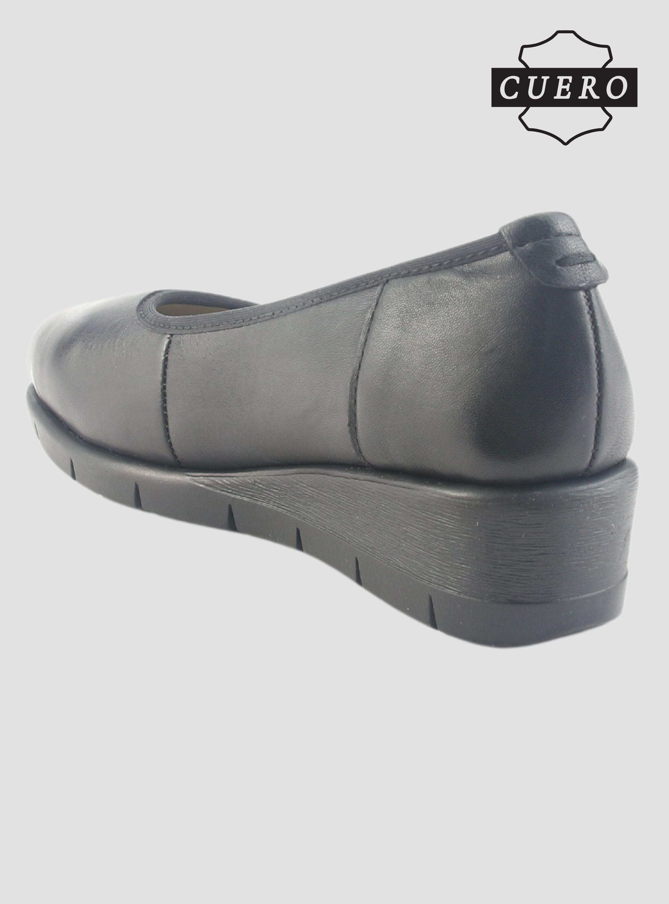 Zapato de Cuero Chalada Mujer Calafate-4 Negro Casual-4