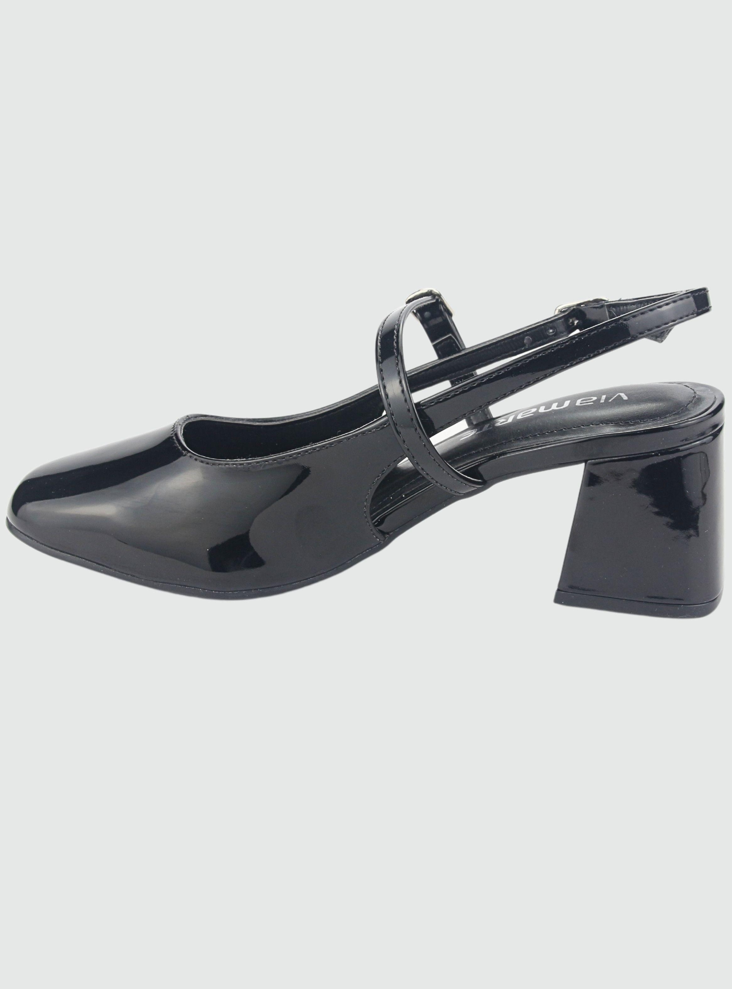 Zapato Via Marte Mujer 23-16801 V Preto Casual-1