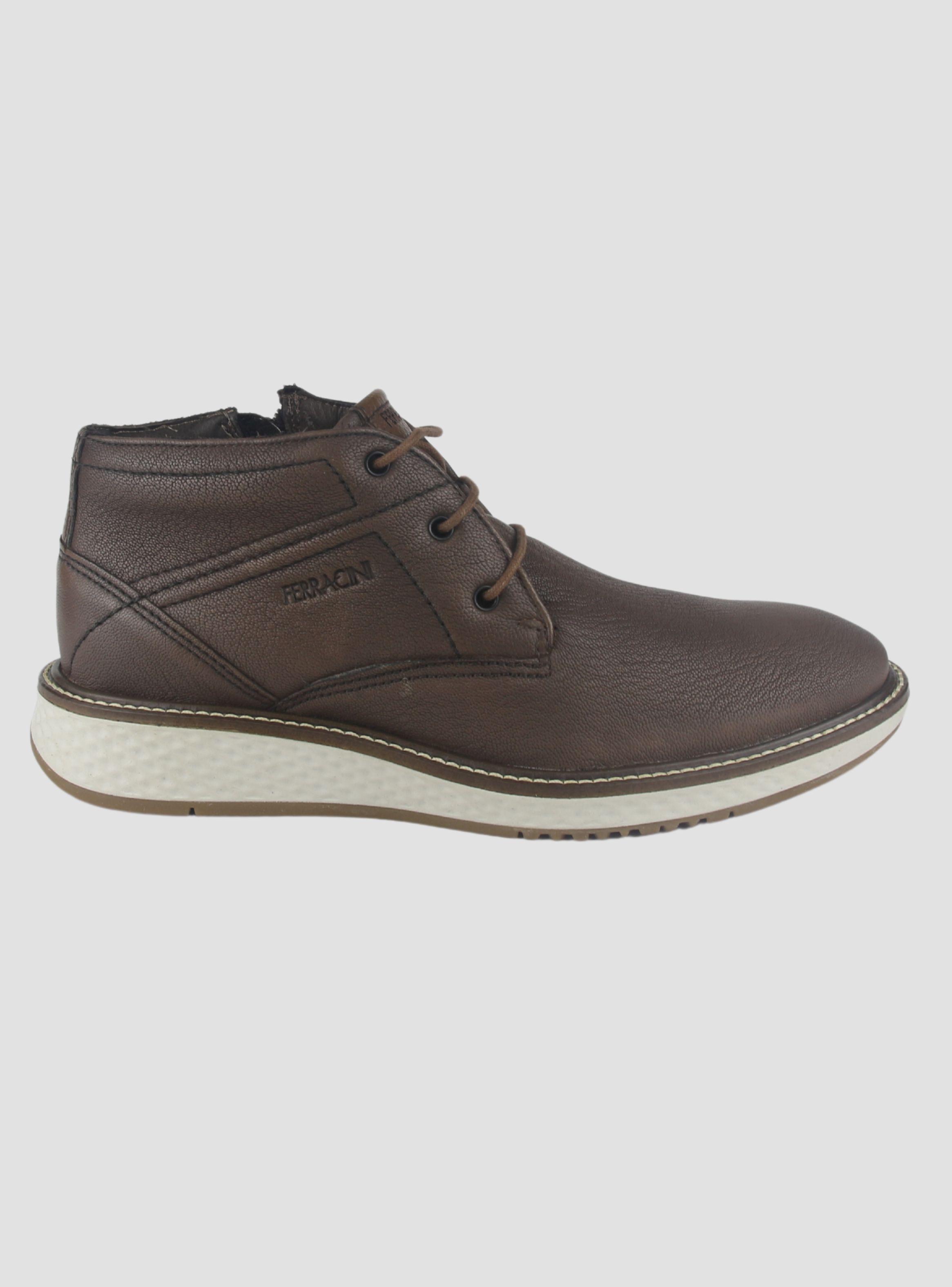 Botin Ferracini Hombre 3300 Play Café Claro Casual-0