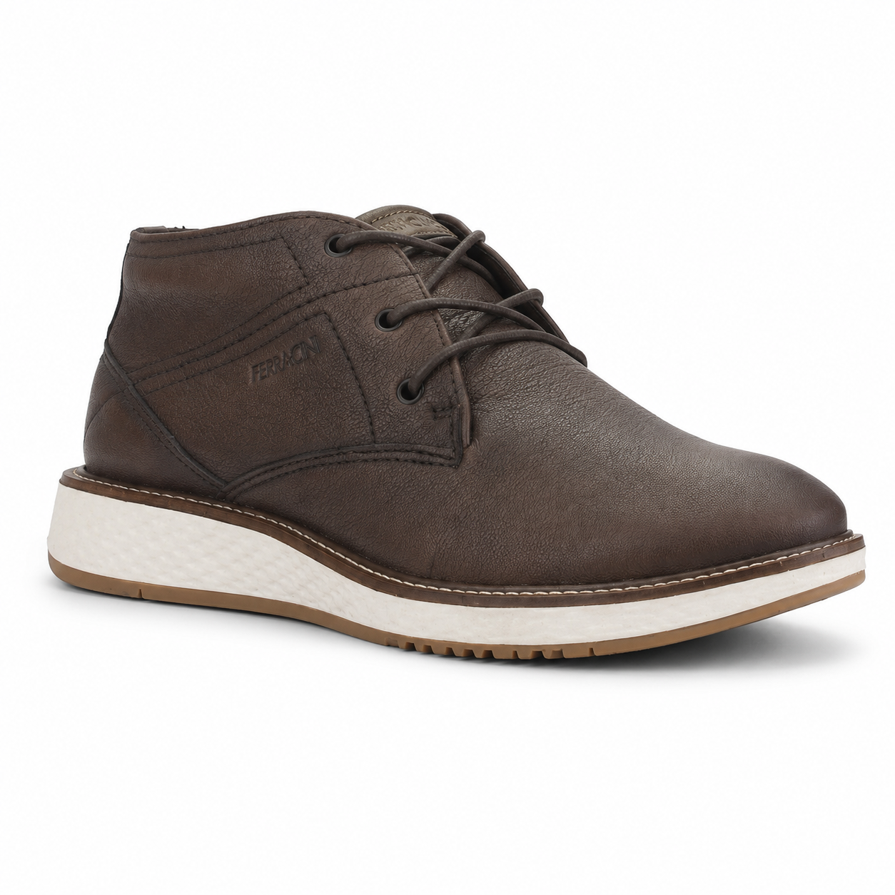 Botin Ferracini Hombre 3300 Play Café Claro Casual-2