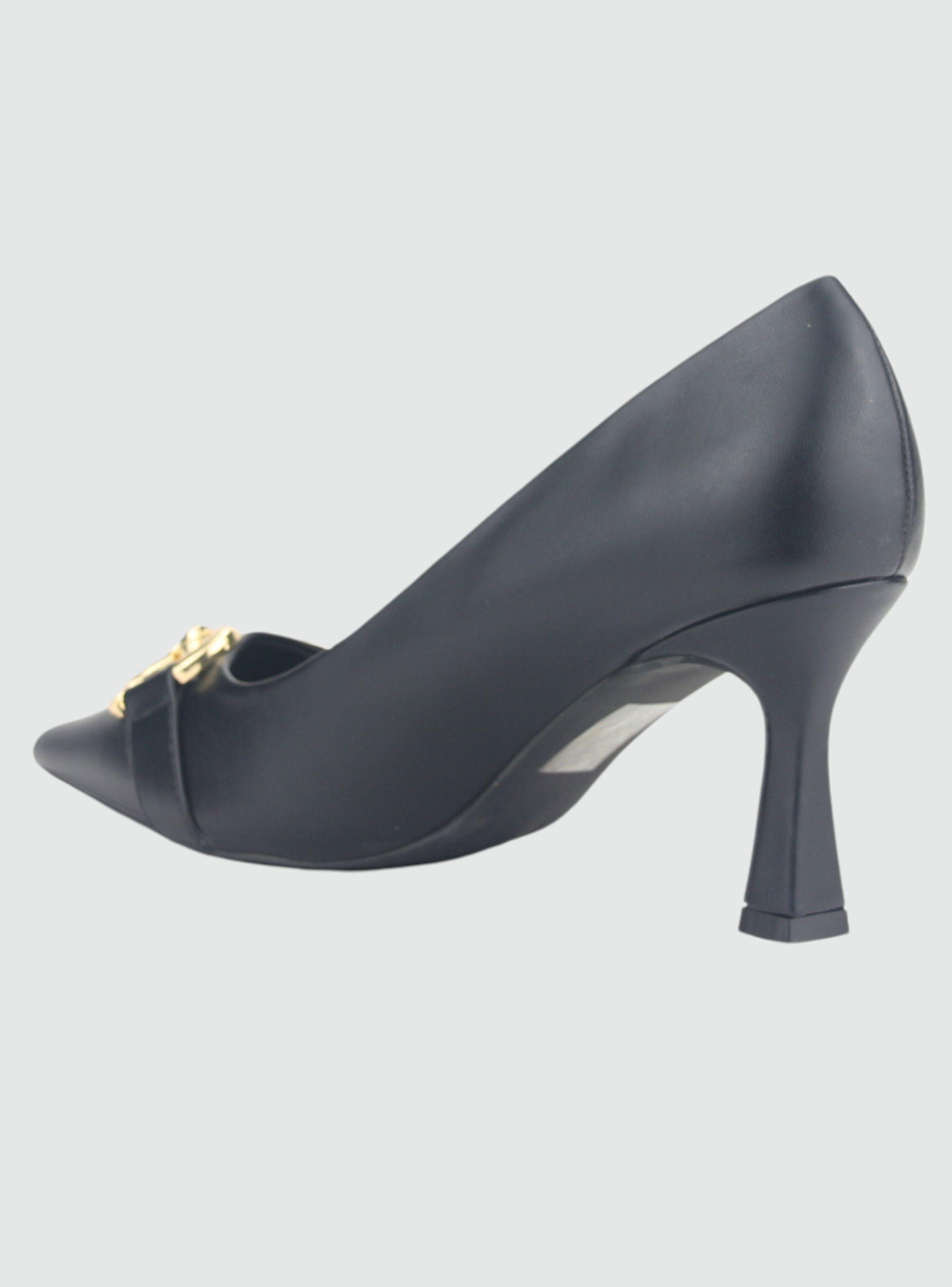 Zapato Chalada Mujer Crema-1 Negro Casual-3
