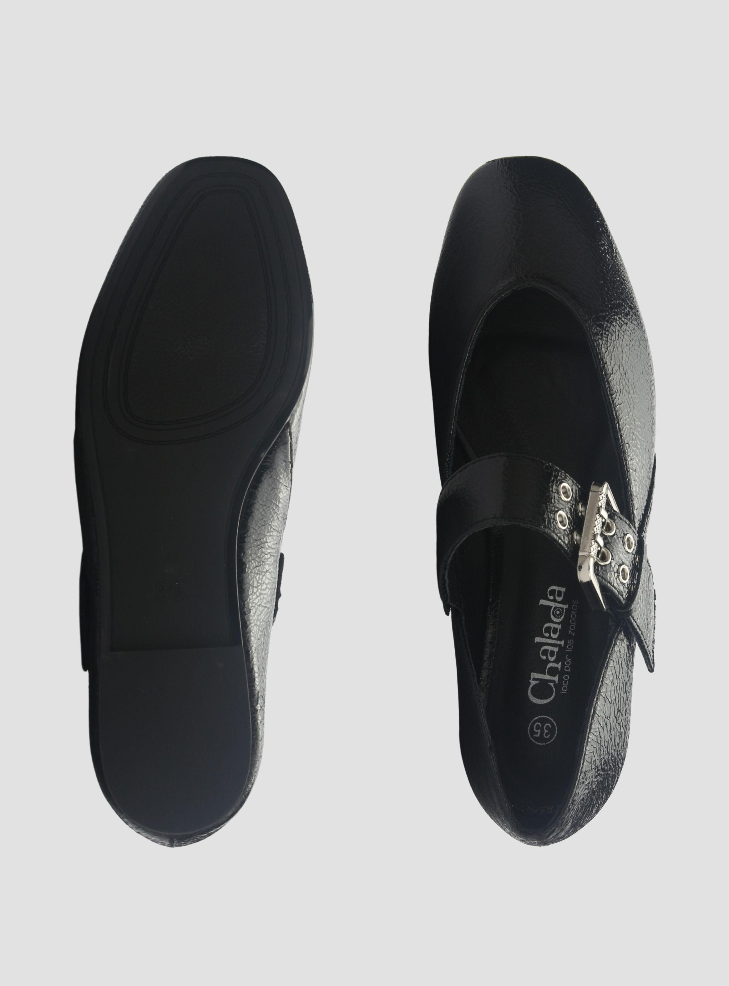 Mocasin Mujer Chalada Malu-4 Negro Casual-4