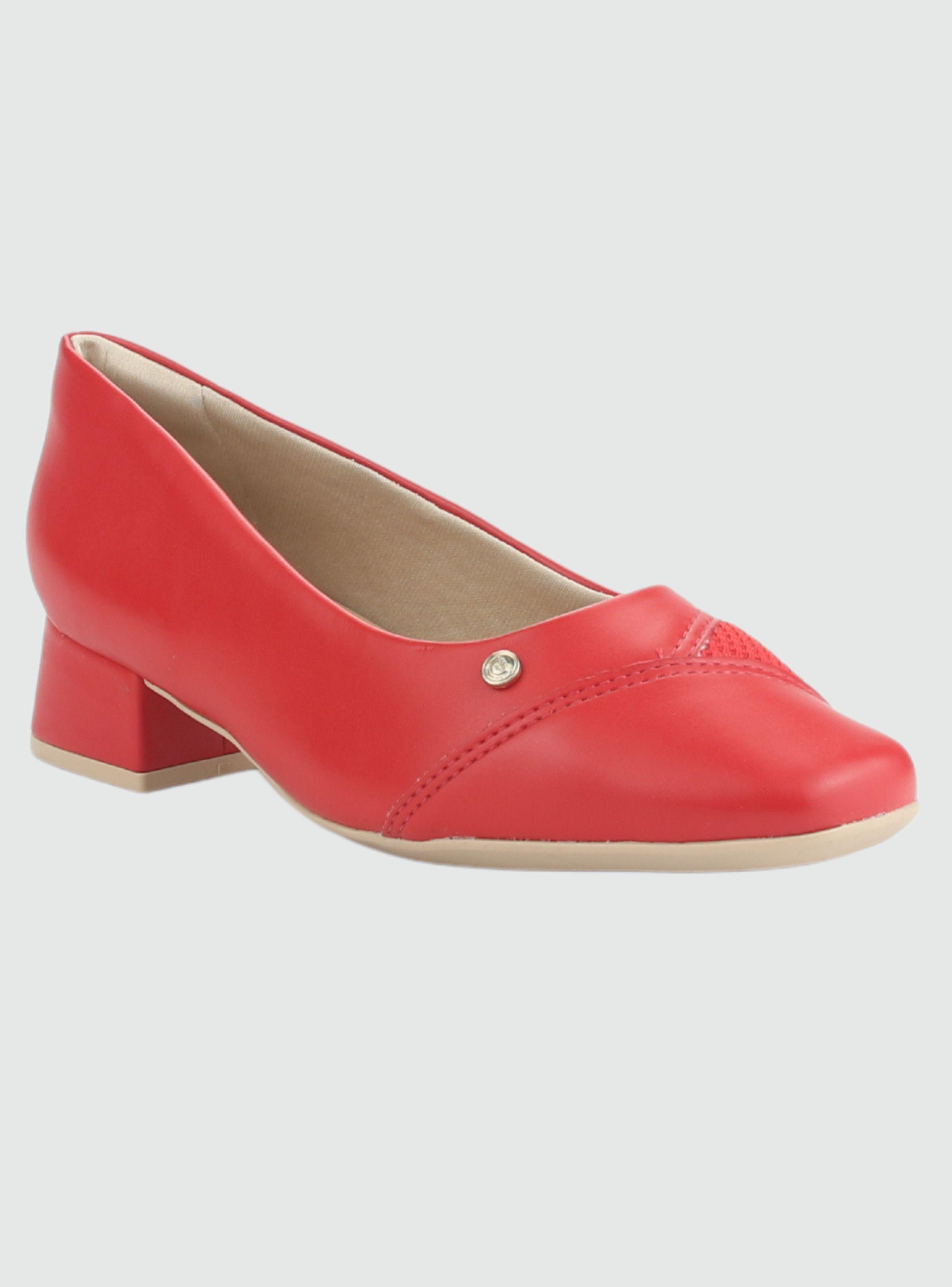 Zapato Chalada Mujer 2495302 Rojo Casual-2