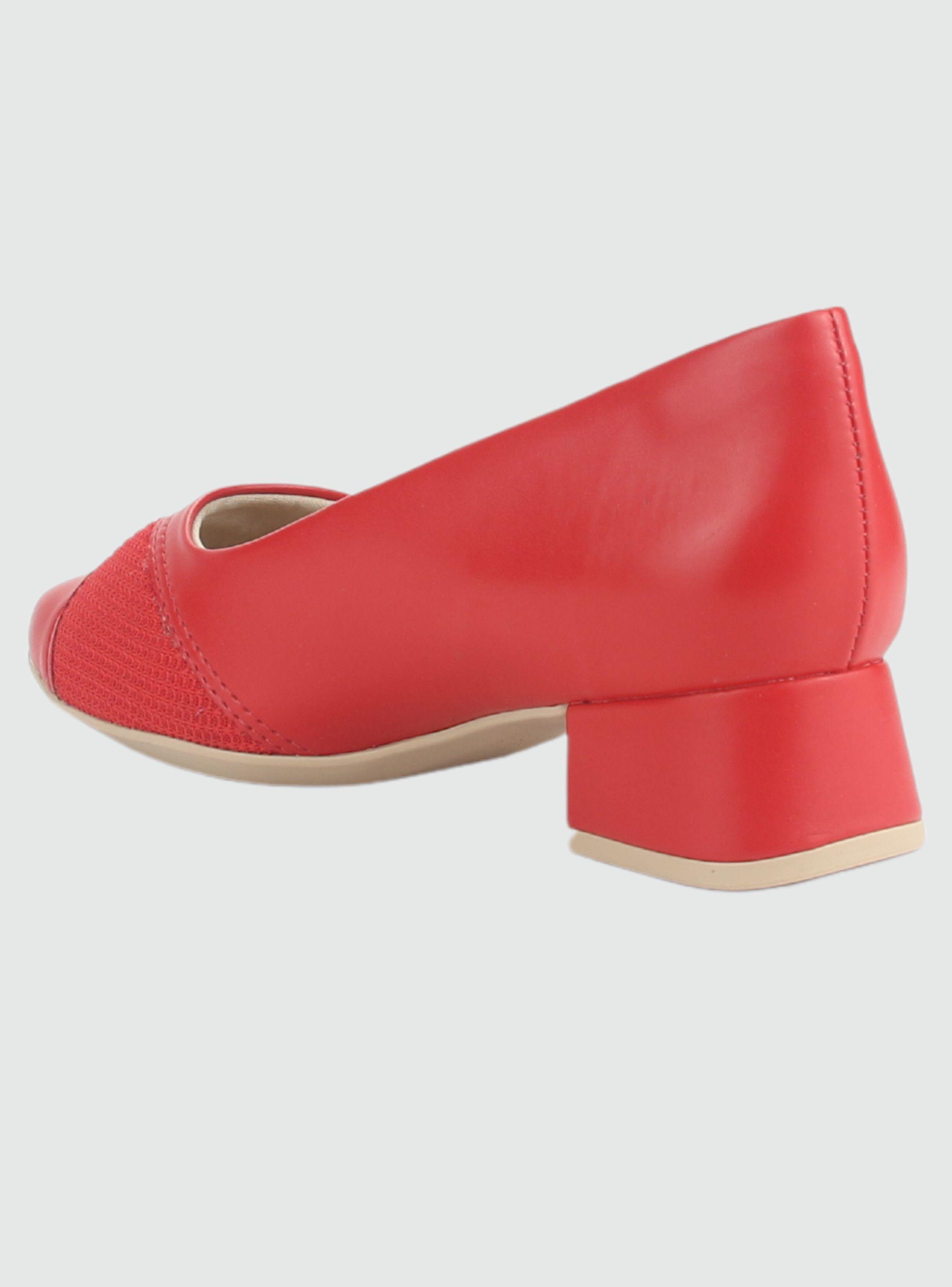 Zapato Chalada Mujer 2495302 Rojo Casual-3