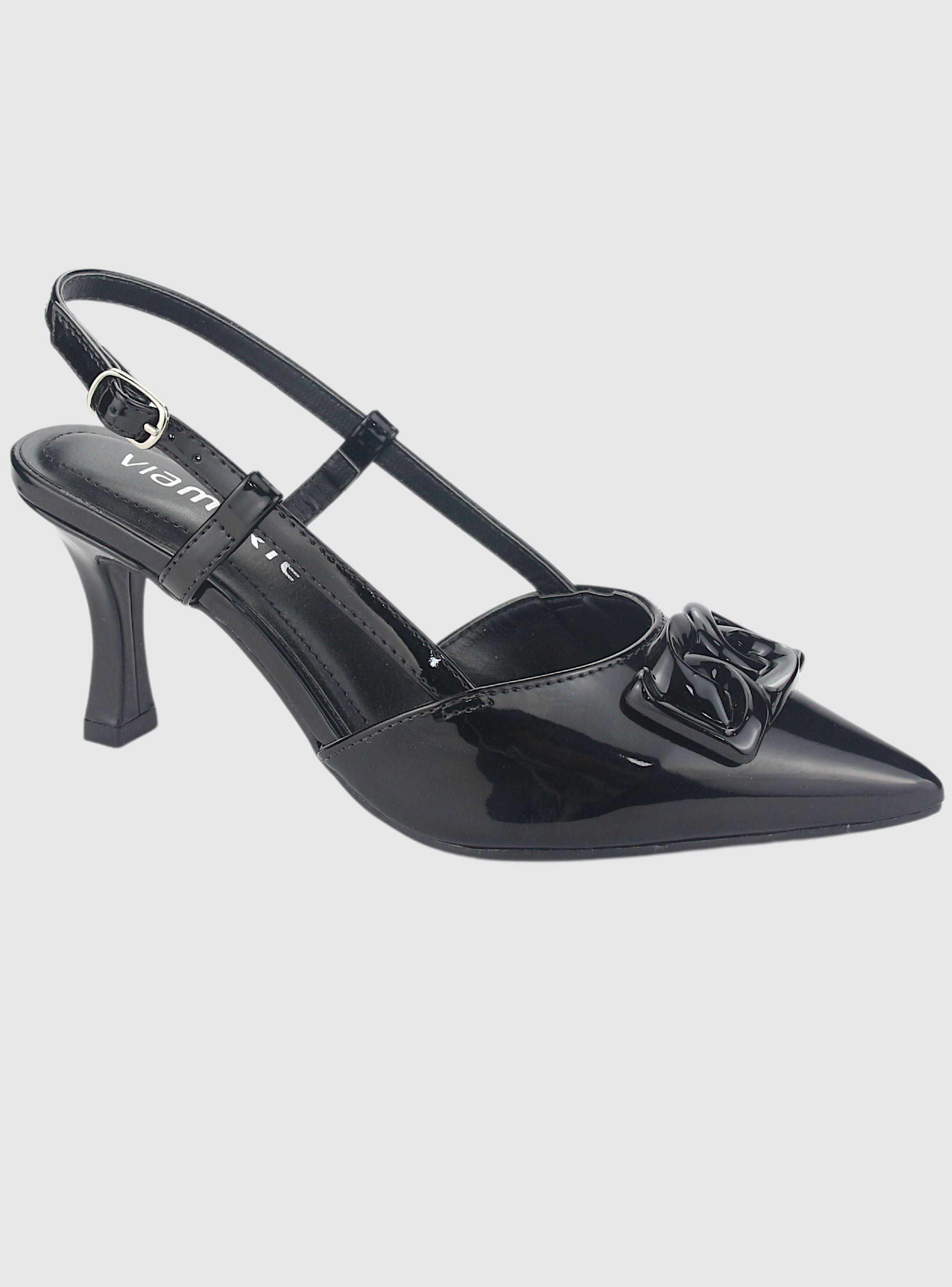 Zapato Via Marte Mujer 23-15701 V Preto Casual-0