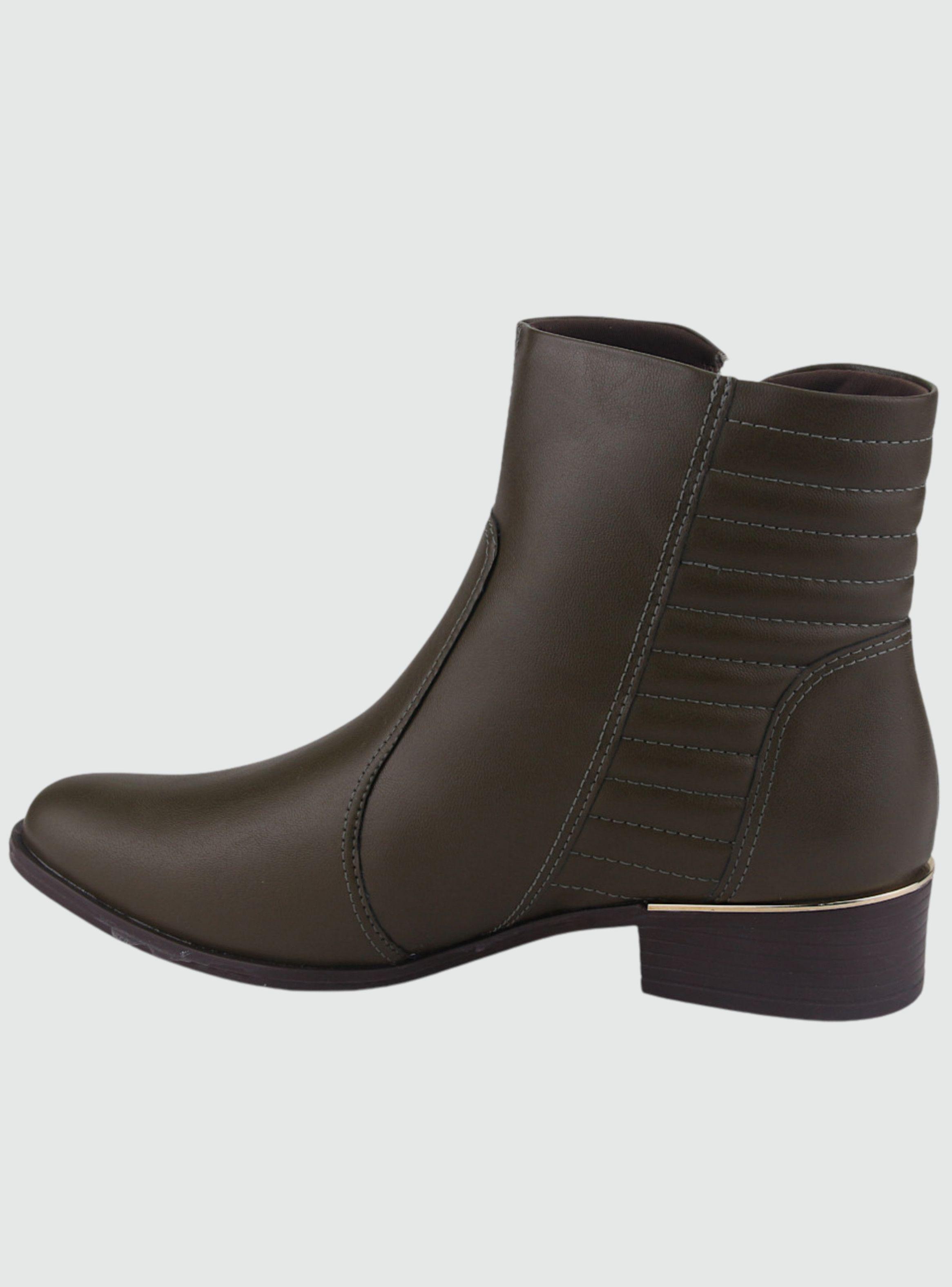 Botin Ramarim Mujer 2253102 Verde Casual-1