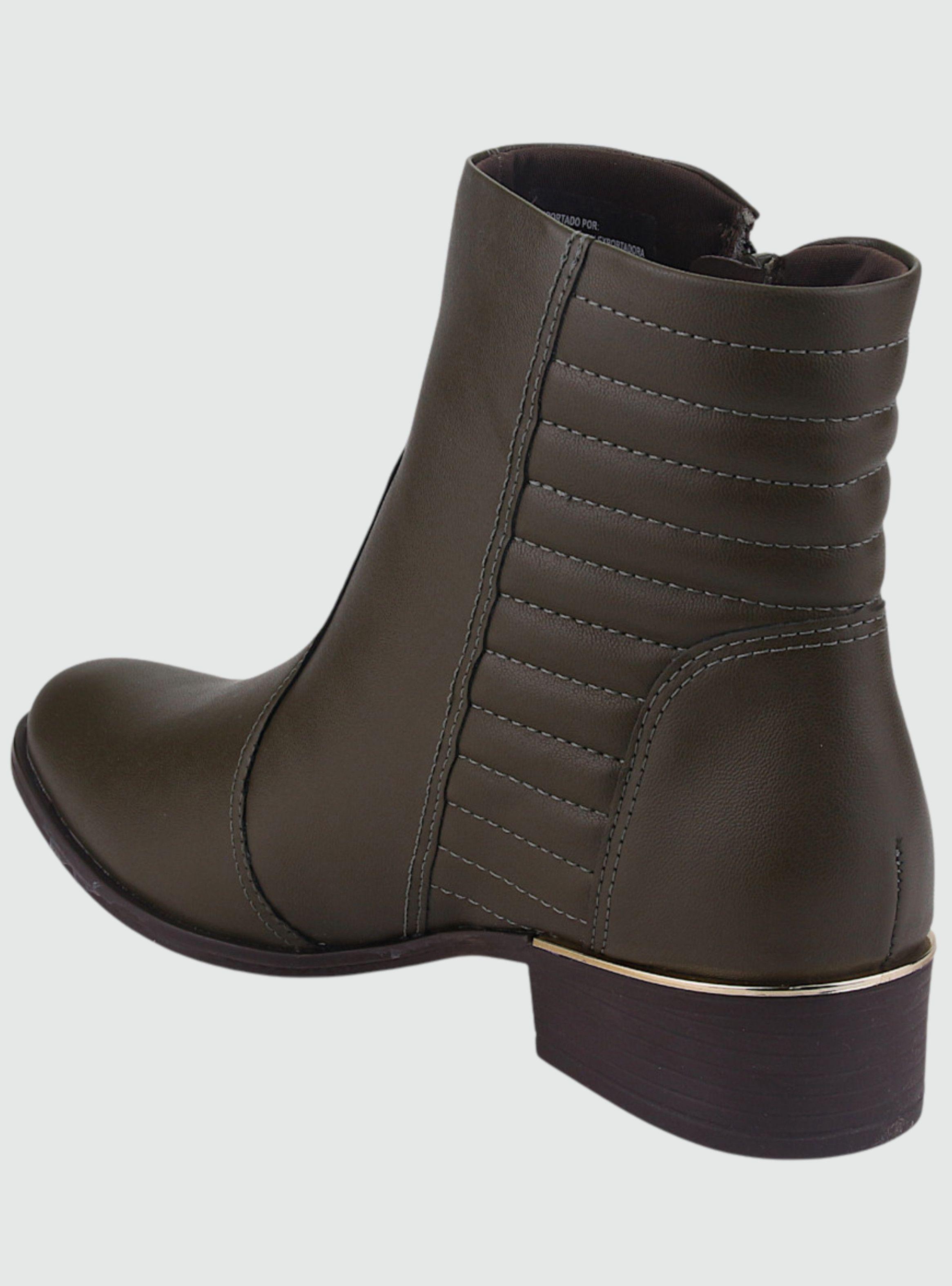 Botin Ramarim Mujer 2253102 Verde Casual-3