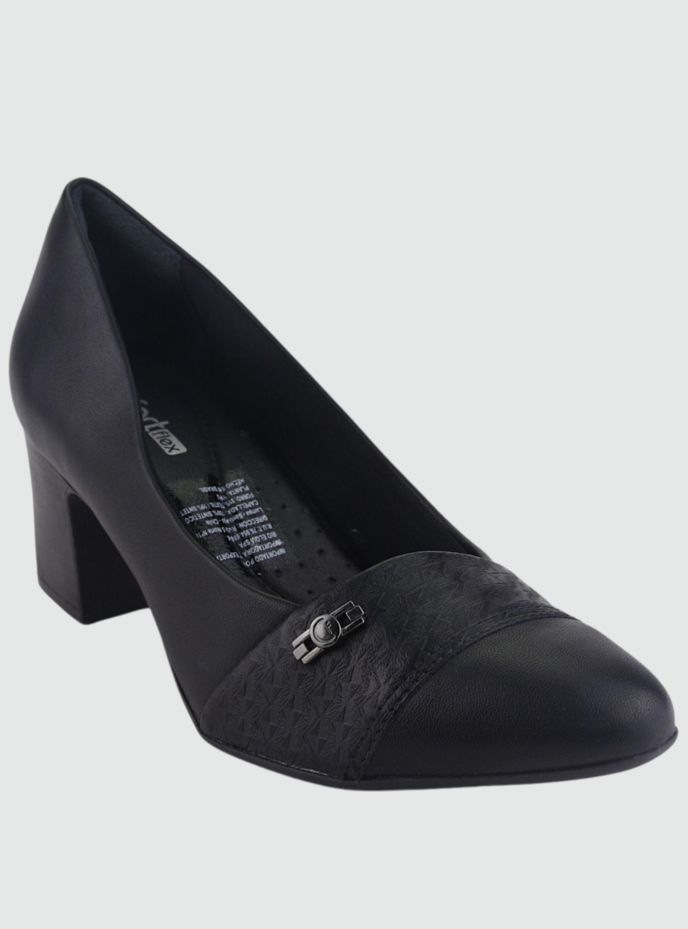 Zapato Comfortflex Mujer 2254302 Negro Casual-2