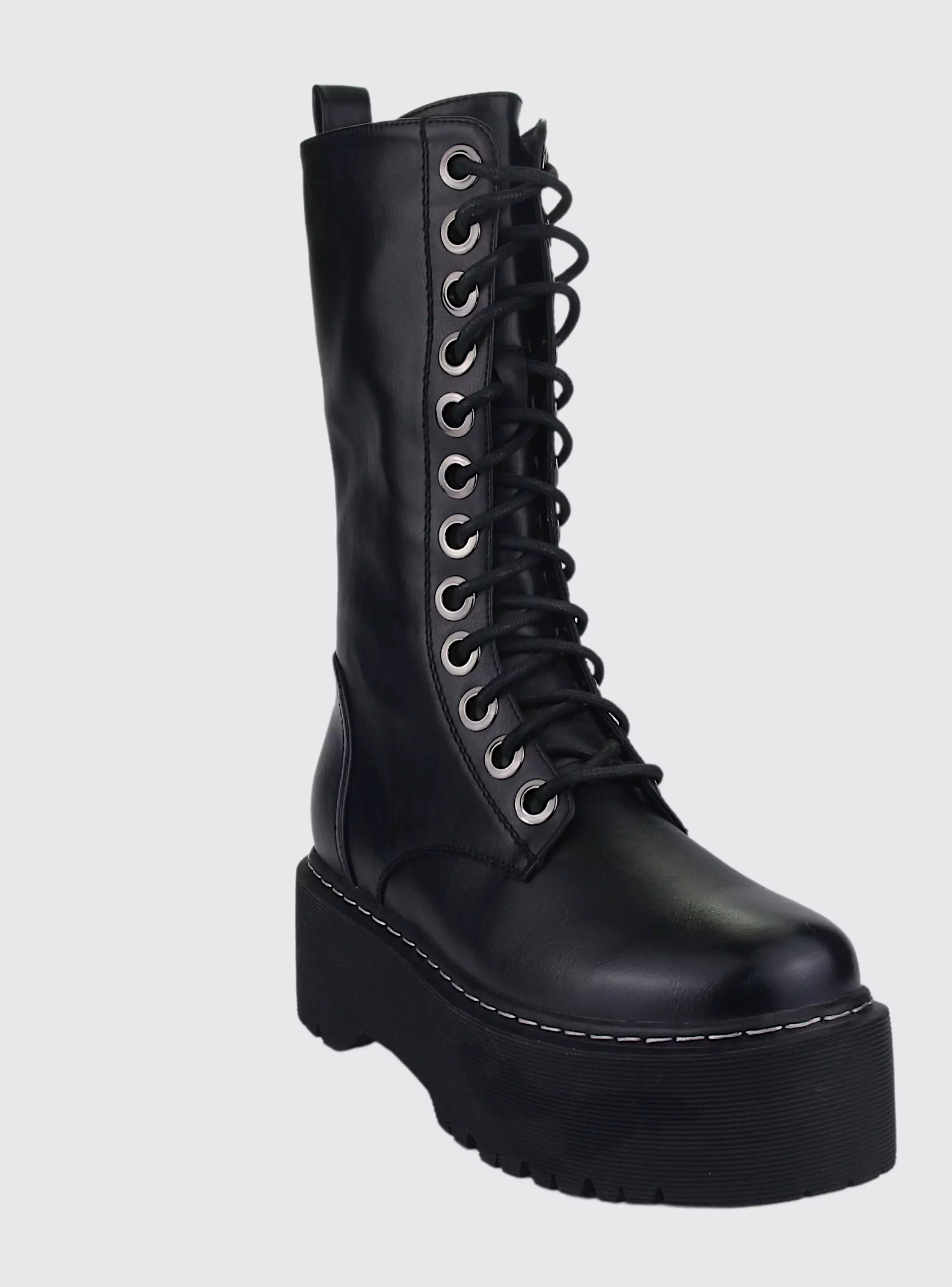 Bota Chalada Mujer Poolh-17 Negro Casual-2