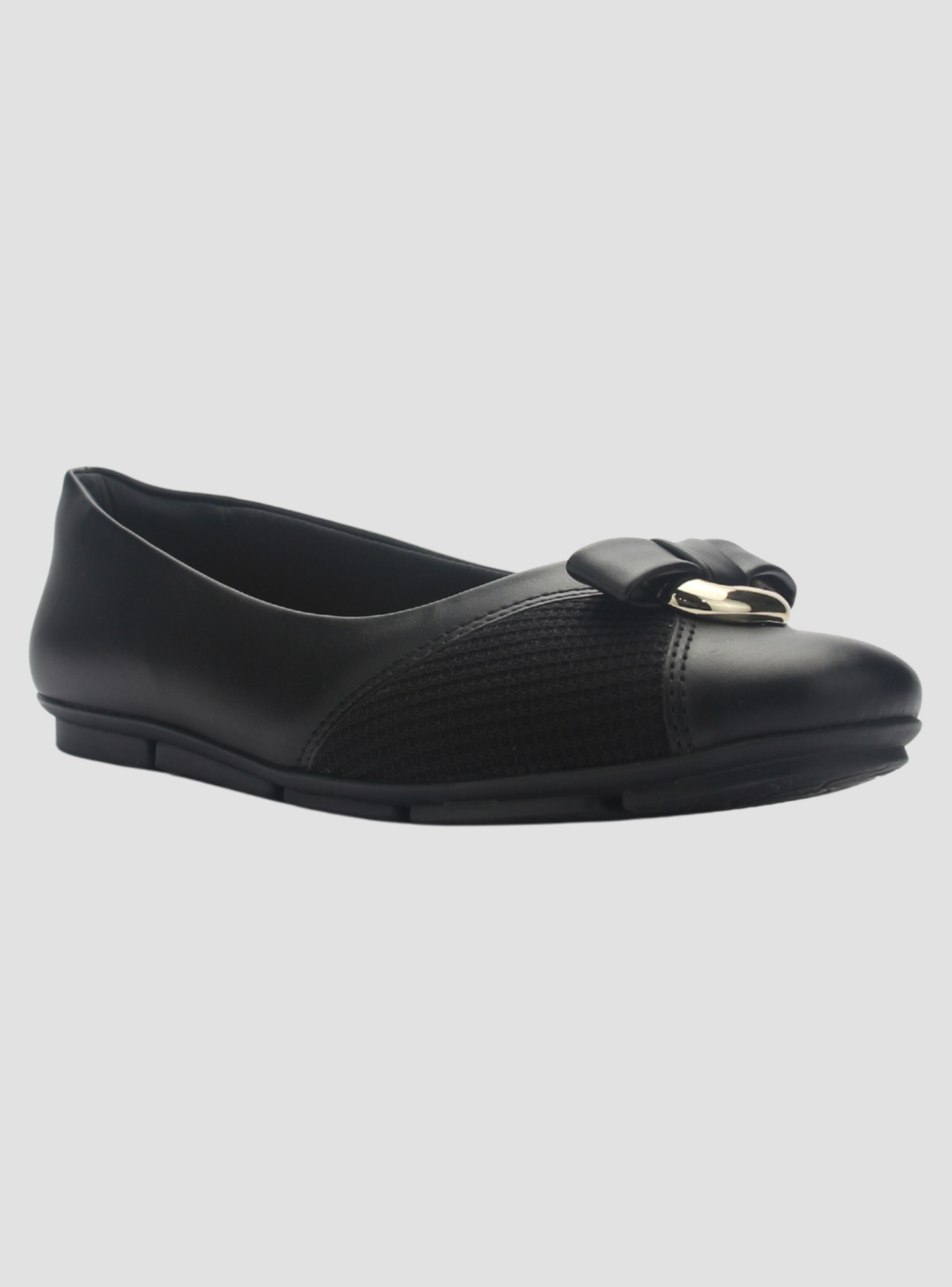 Ballerina Mujer Negro Comfortflex 2563403 Casual-2