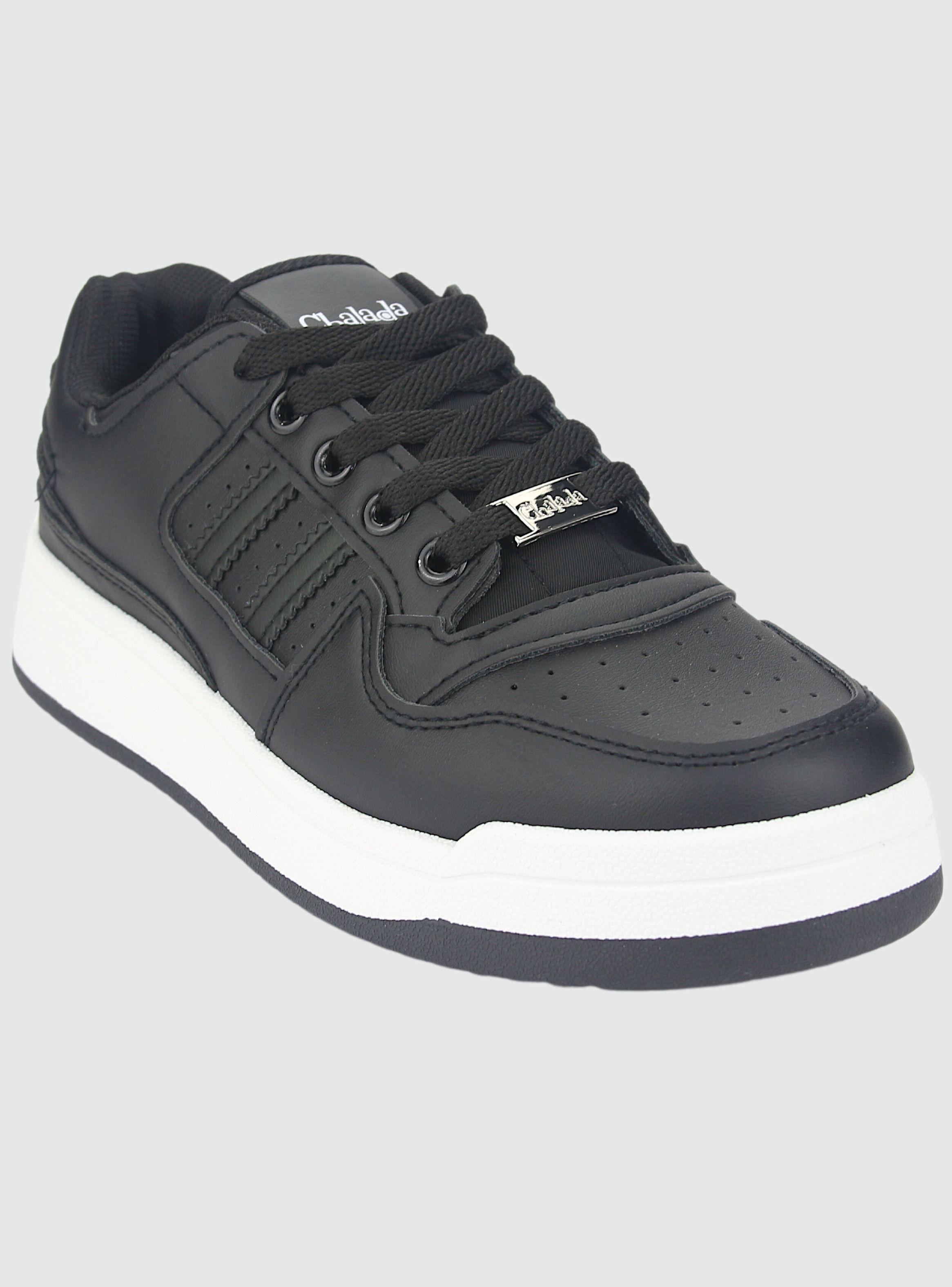 Zapatilla Chalada Mujer Juve-1 Negro Urbano-2