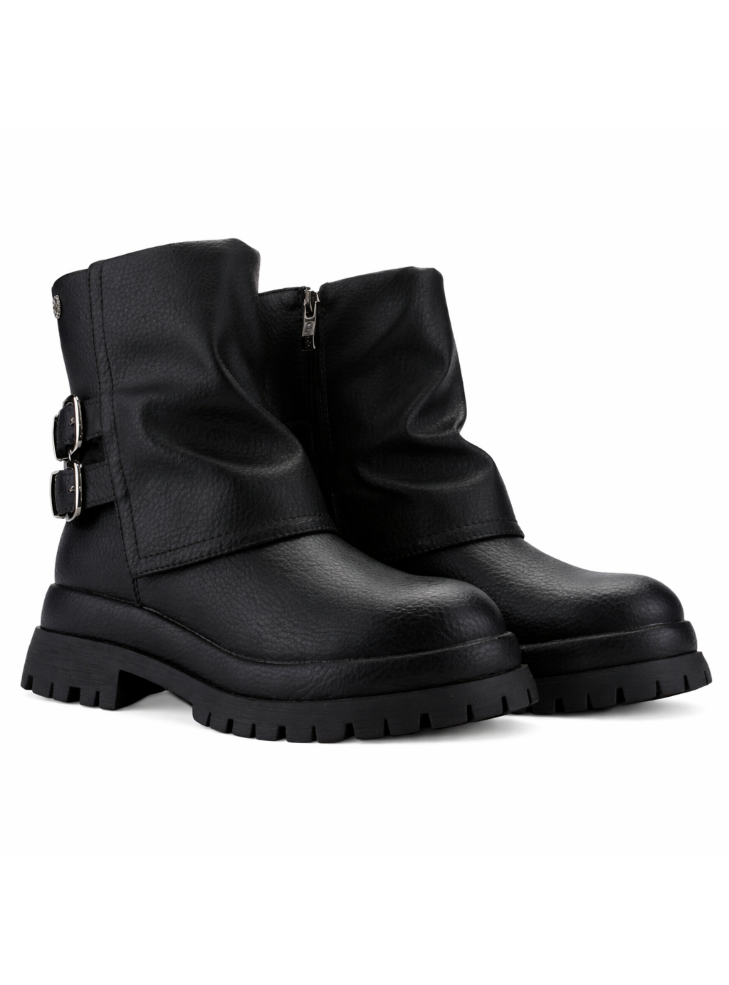 Botin Negro Mujer Casual Chalada Krep-4