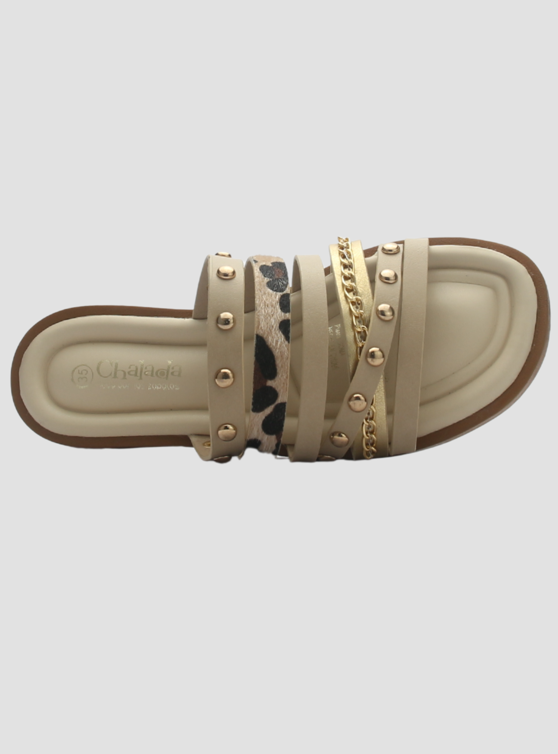 Sandalia de mujer Beige Casual Chalada Bellagio-7-4