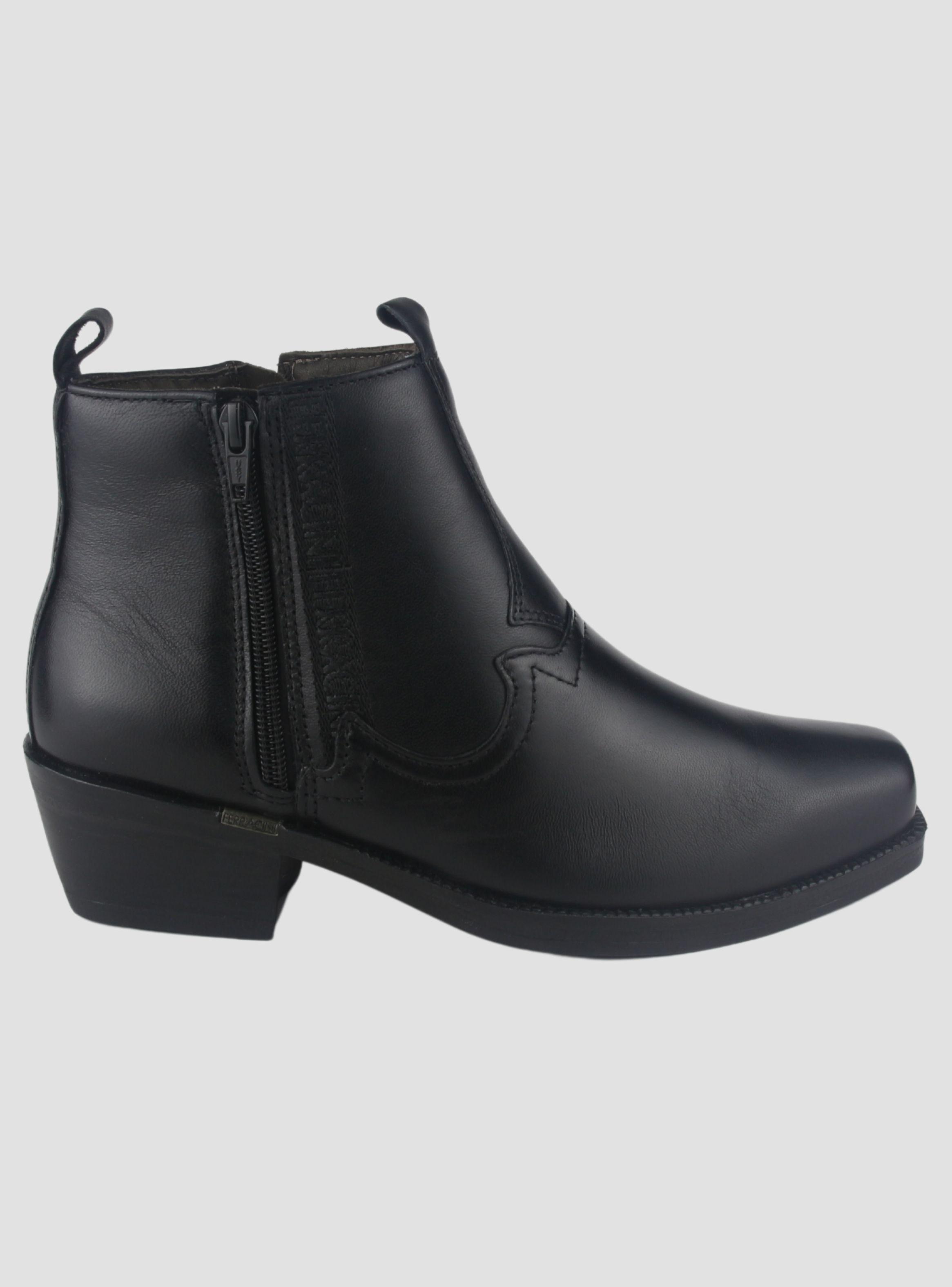 Botin Ferracini Hombre 8907 New Country Negro Casual-0