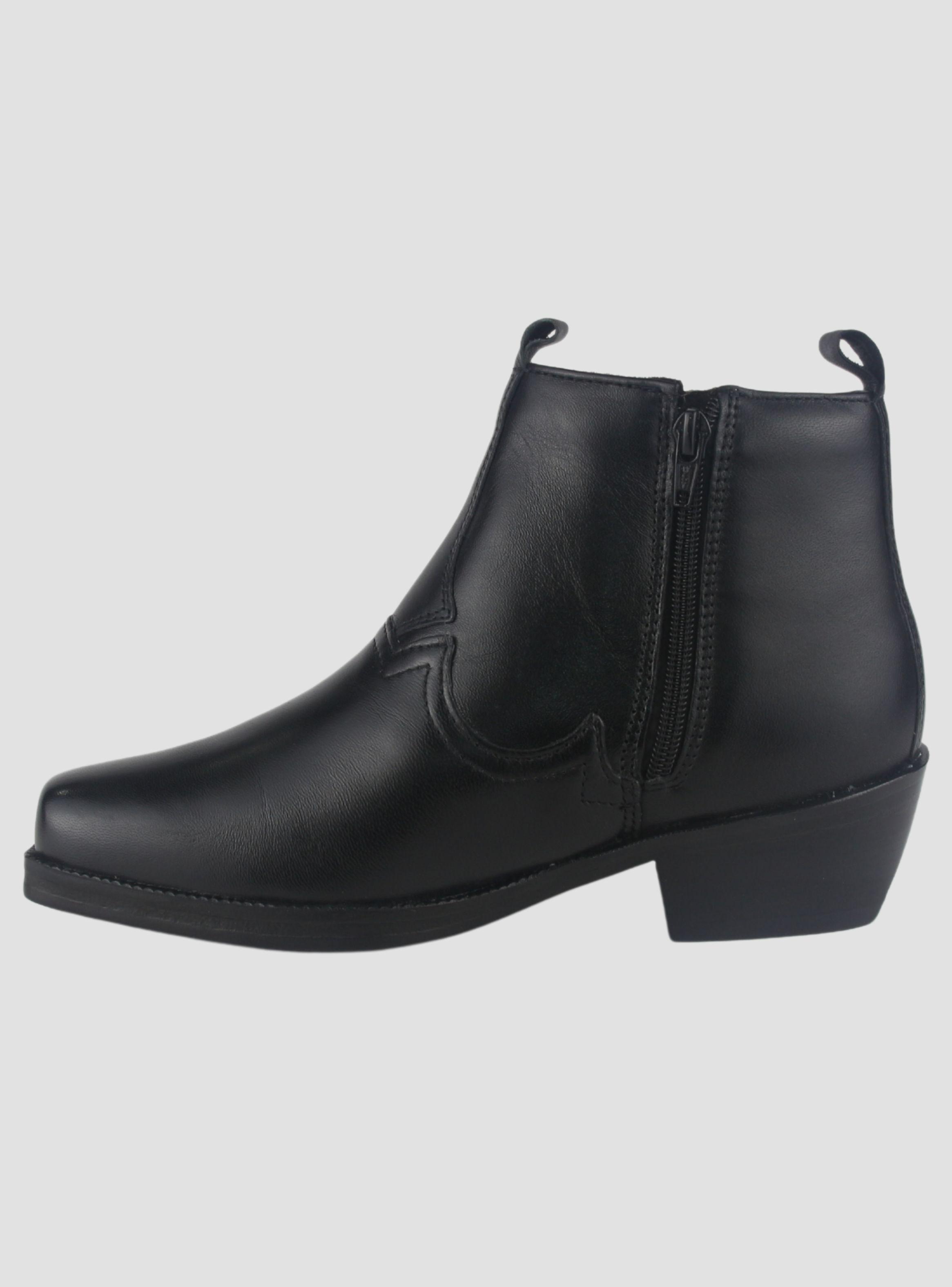 Botin Ferracini Hombre 8907 New Country Negro Casual-1