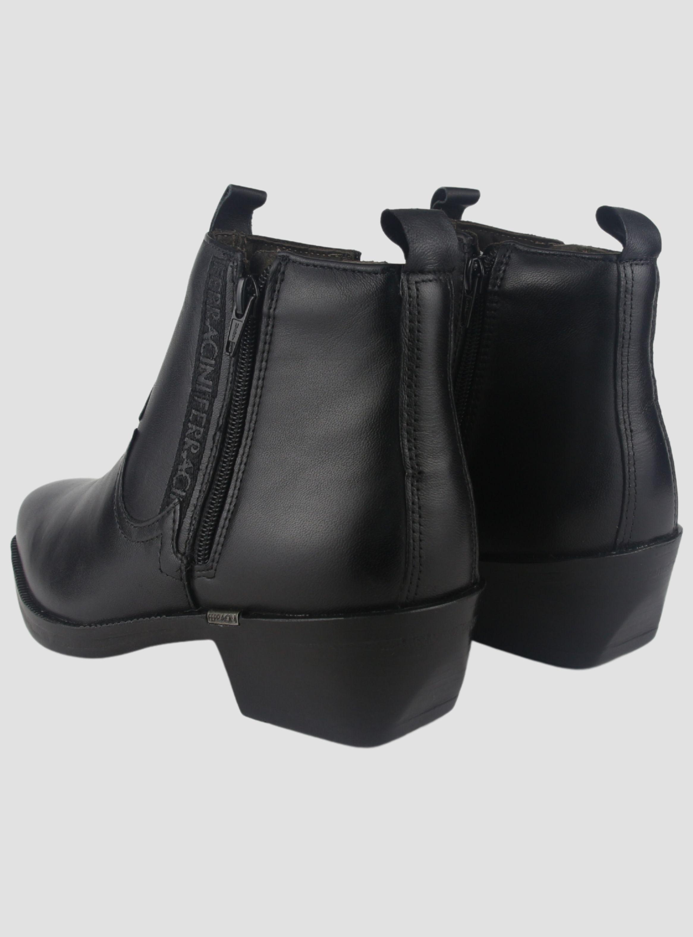 Botin Ferracini Hombre 8907 New Country Negro Casual-5