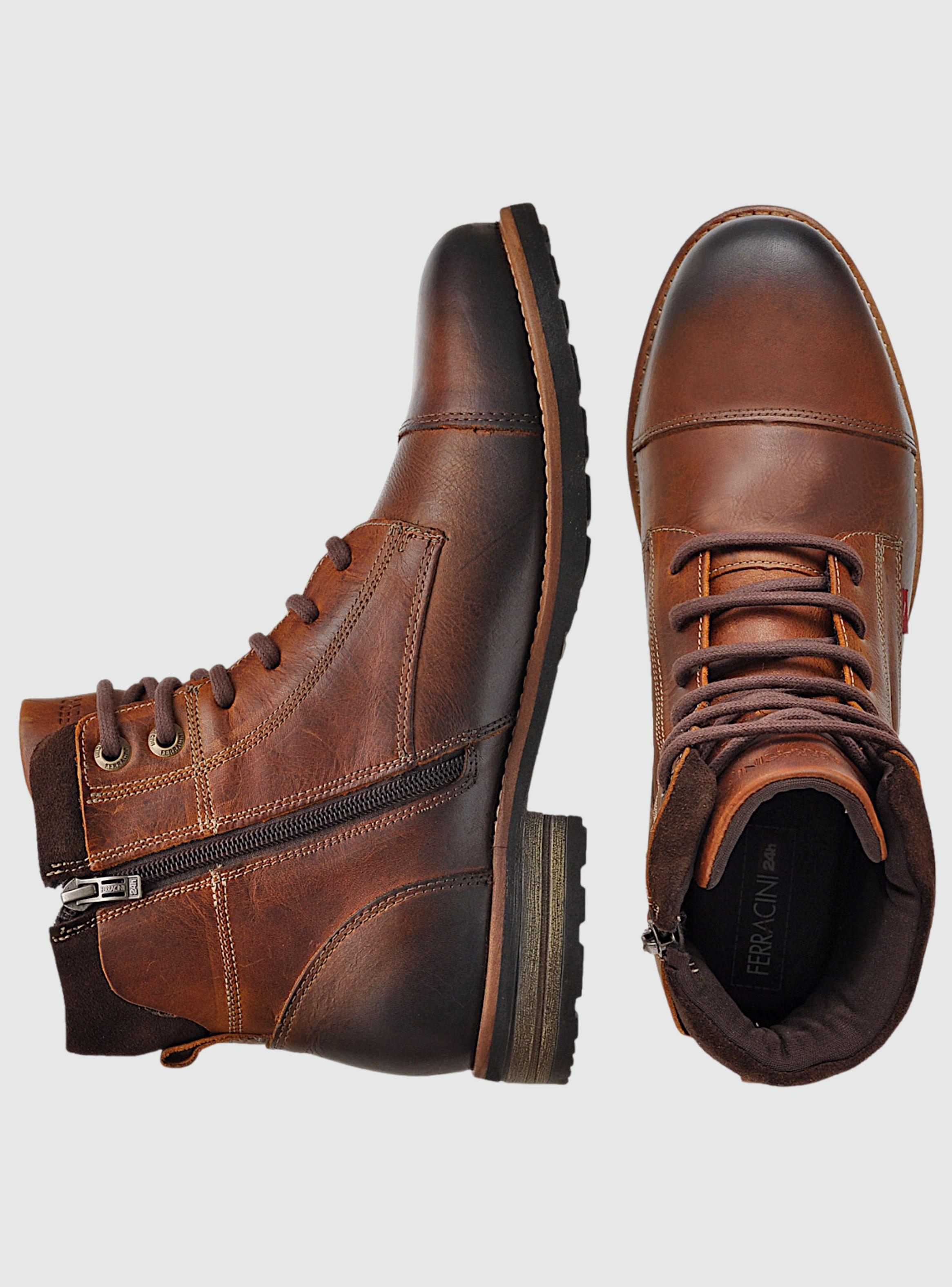 Bototo Ferracini Hombre 9871 Camel Casual-1