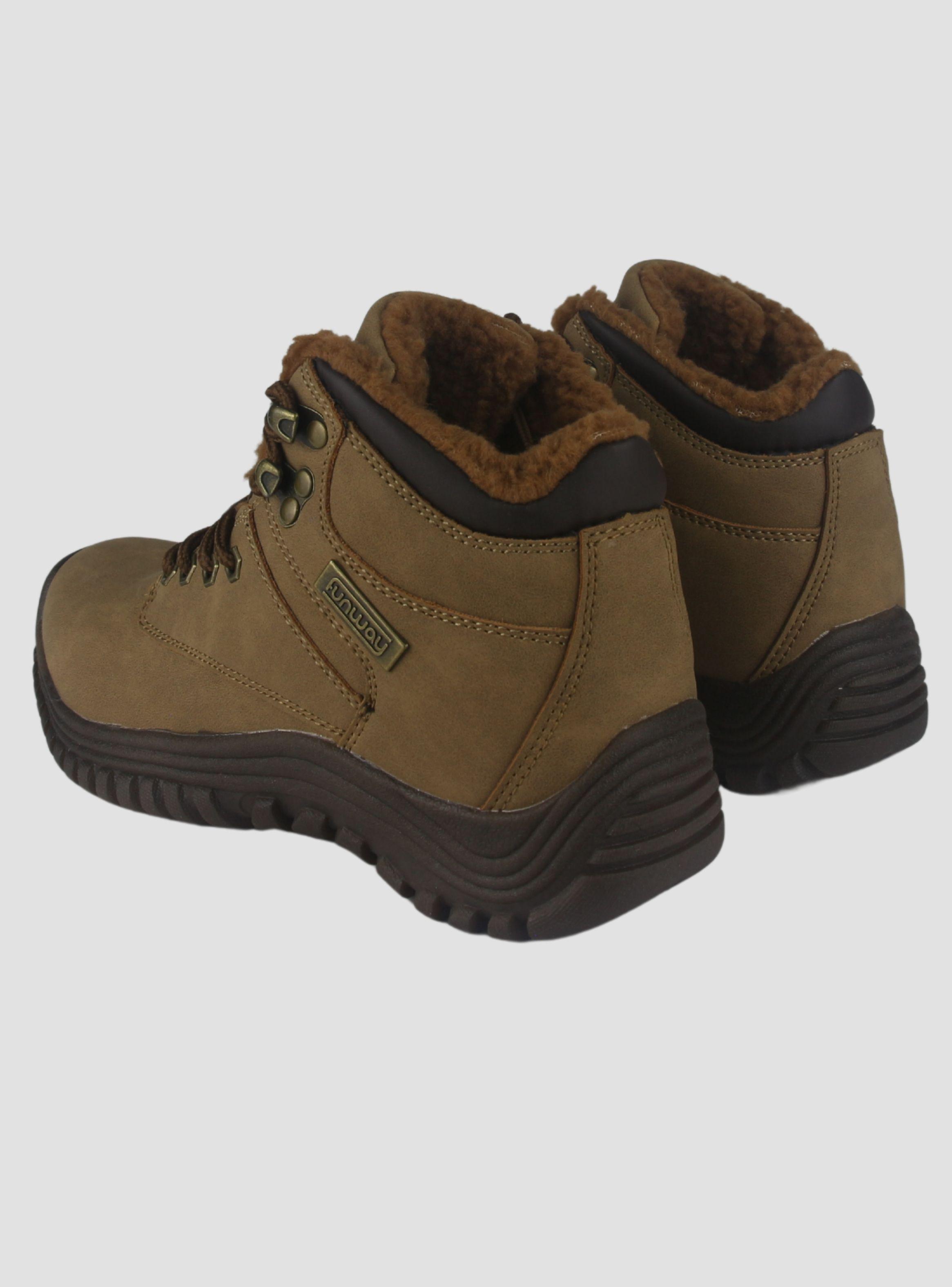 Botin Funway Mujer Snow-1 Café Casual-5
