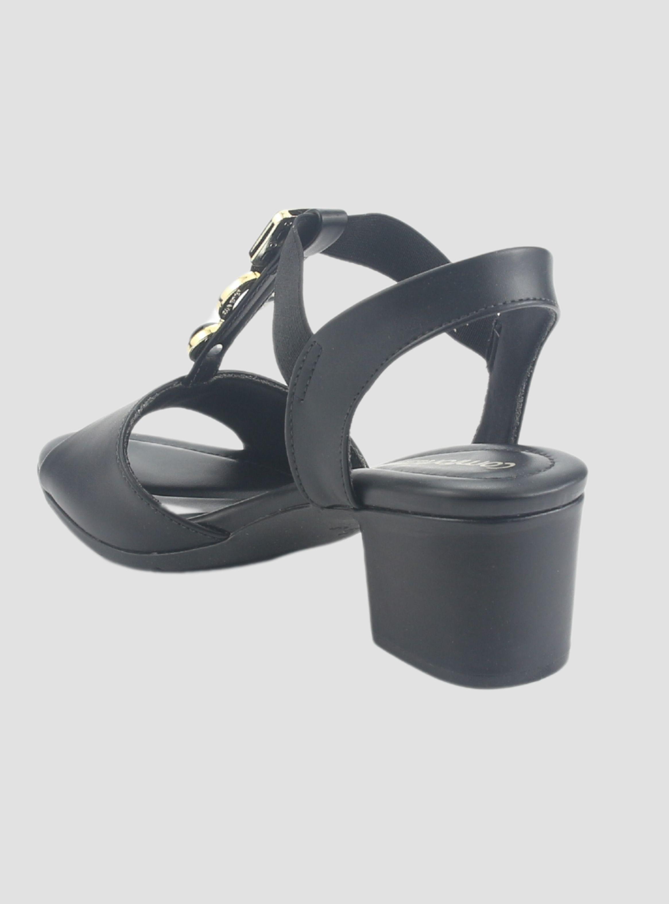 Sandalia Comfortflex Mujer 2457402 Negro Casual-3