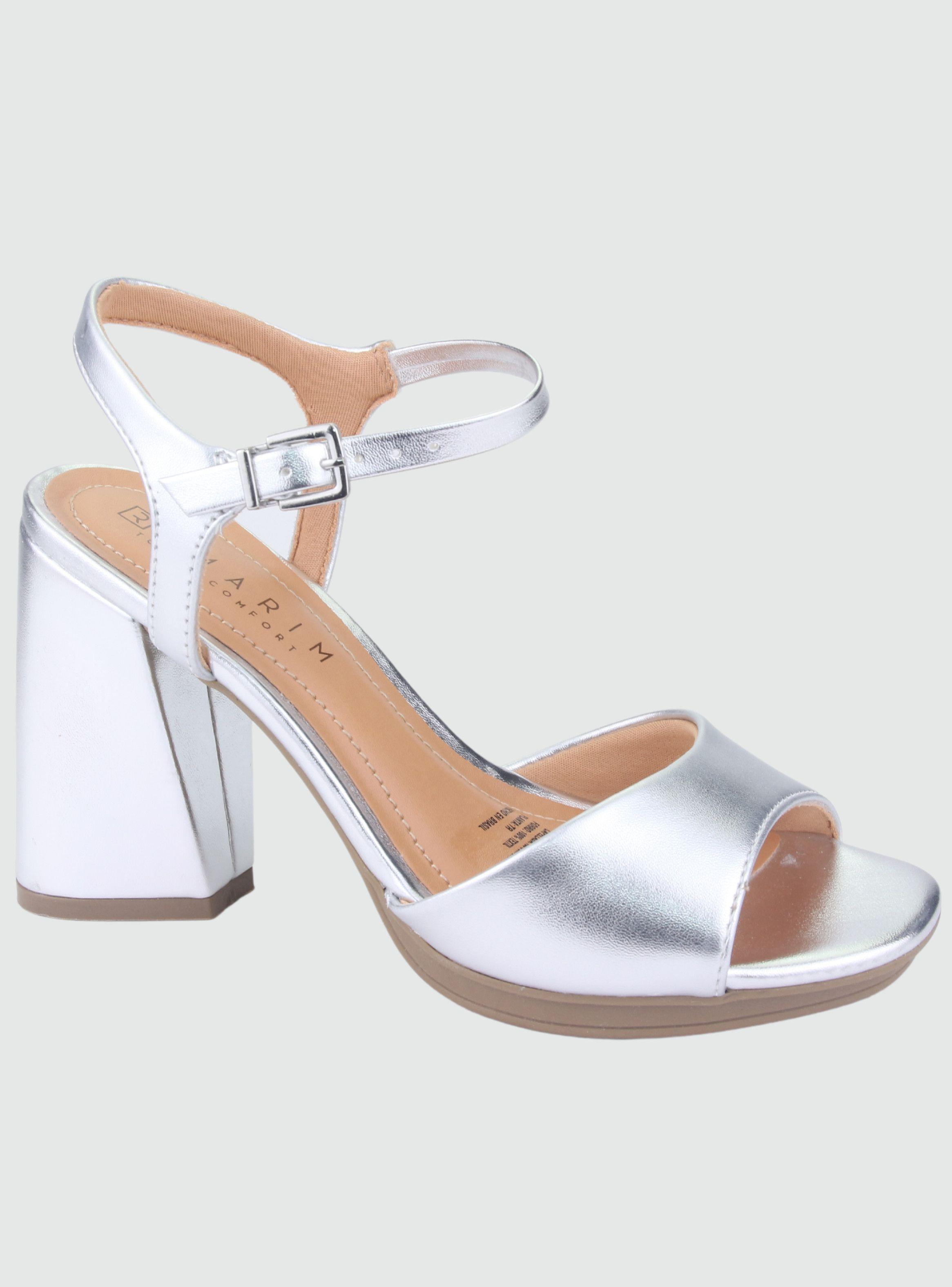 Sandalia Ramarim Mujer 2259202 Plateado Moda-0