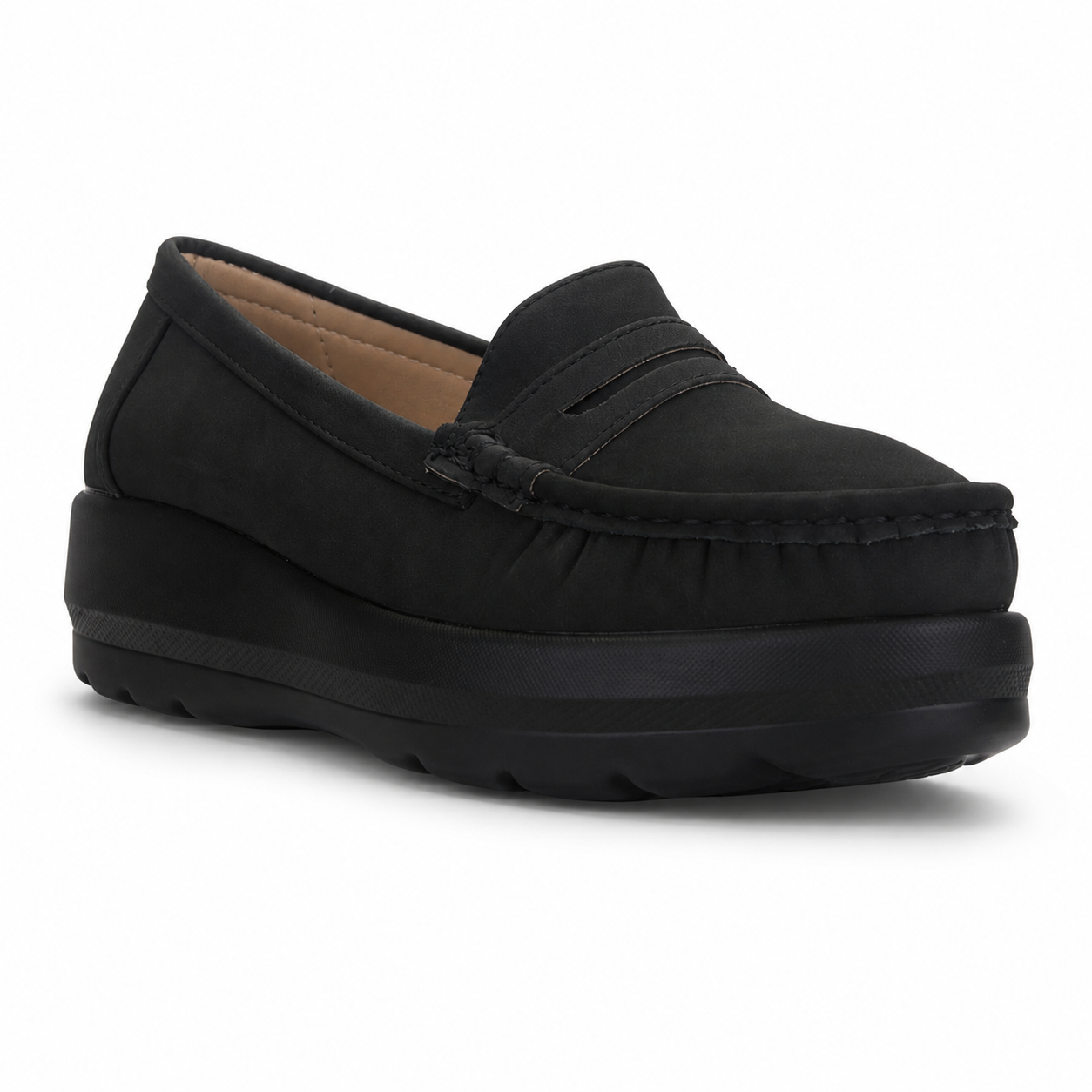 Mocasin Negro Mujer Casual Chalada Canda-2