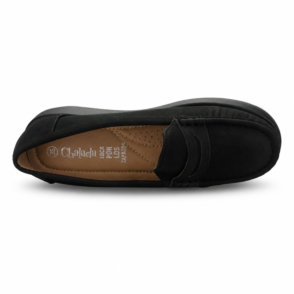 Mocasin Negro Mujer Casual Chalada Canda-4