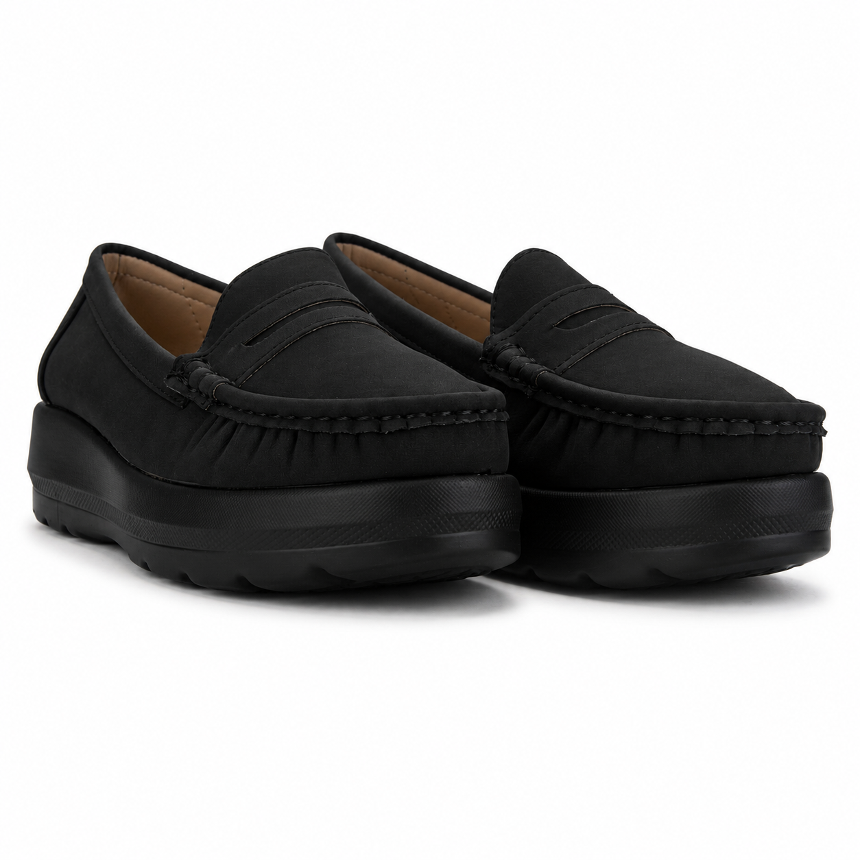 Mocasin Negro Mujer Casual Chalada Canda-5
