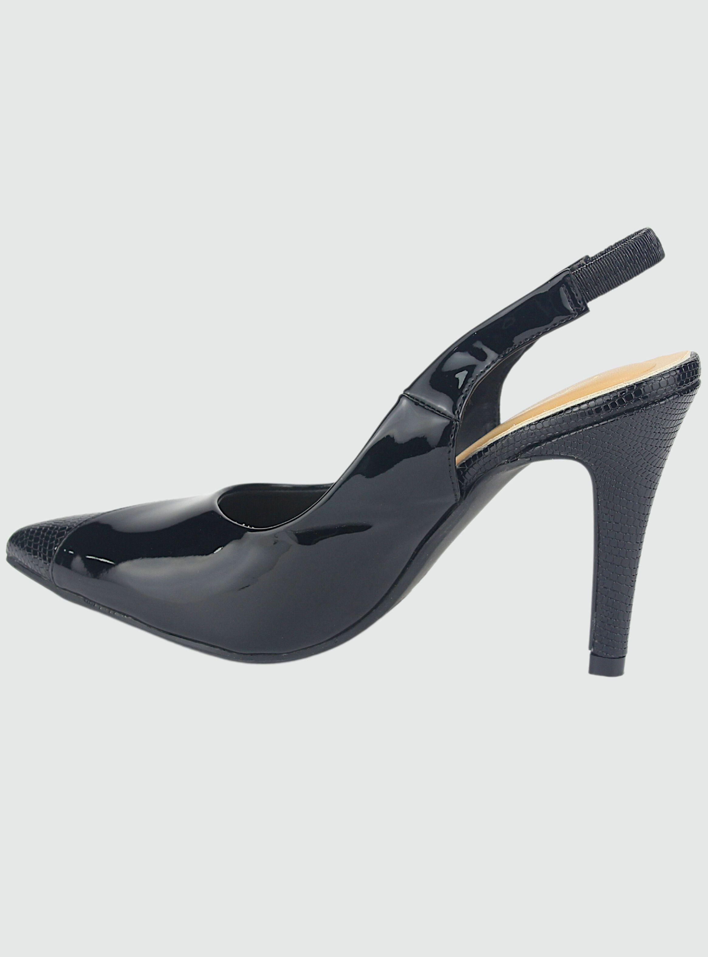 Zapato Chalada Mujer Clora-61 Negro Casual-1