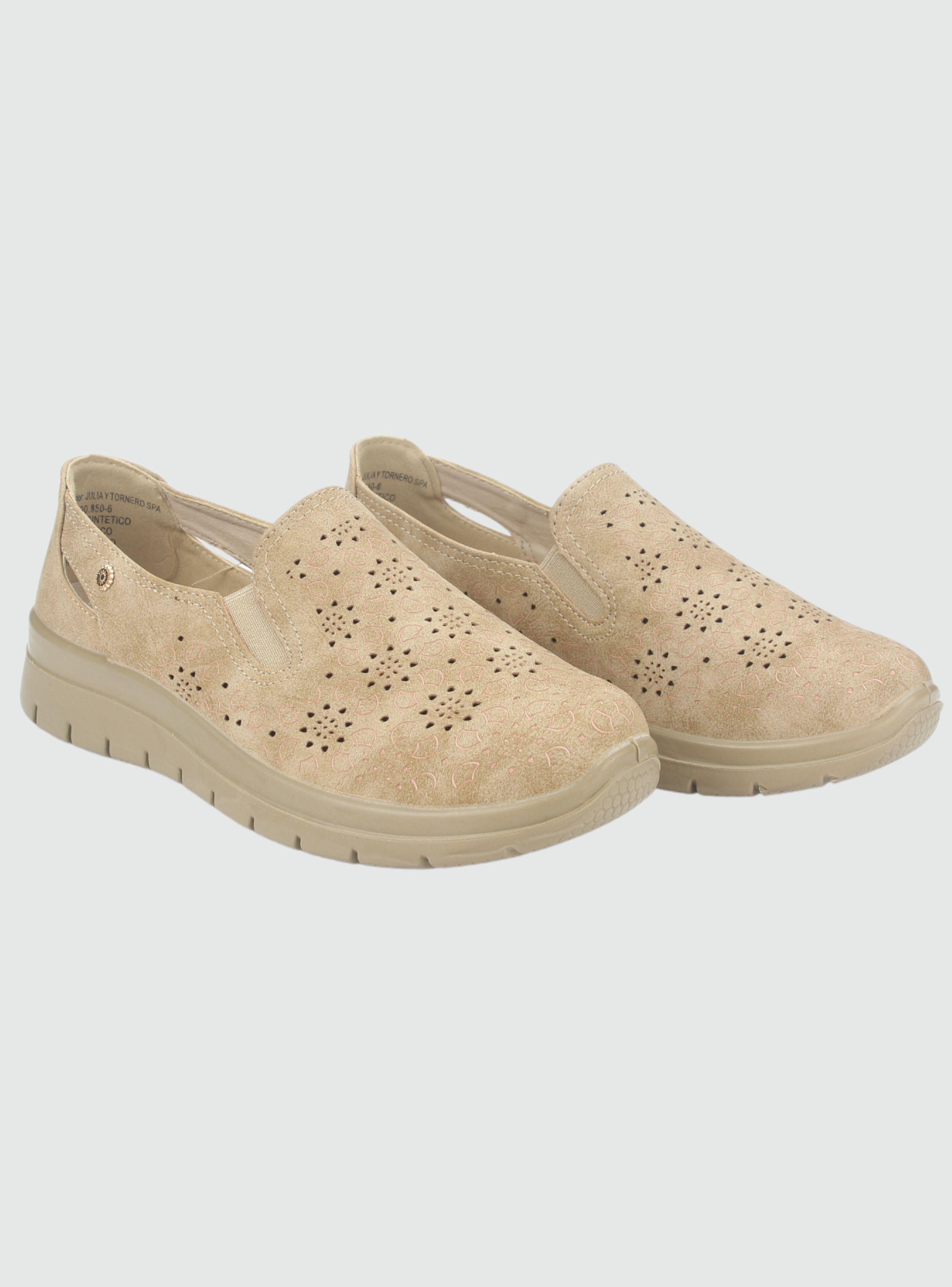 Zapato Chalada Mujer Finest-4 Beige Casual-4