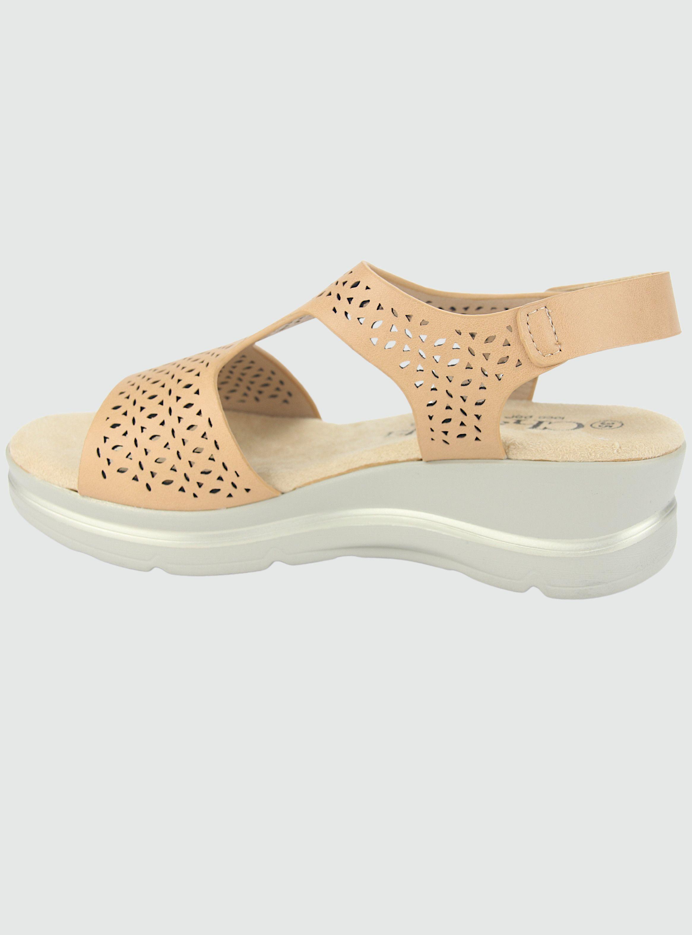 Sandalia Chalada Mujer Fairly-3 Beige Casual-1