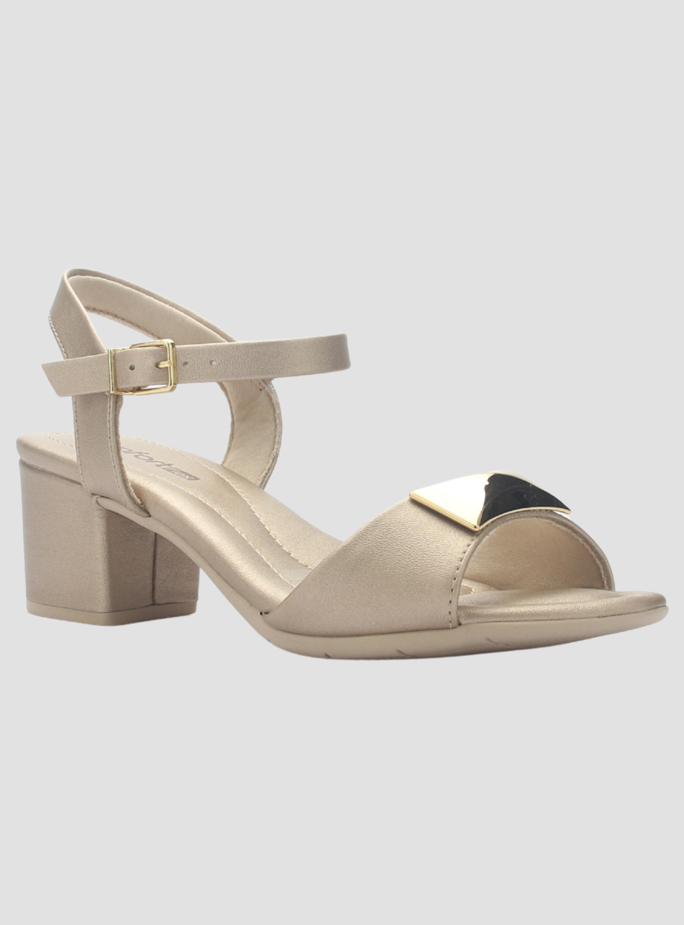 Sandalia Mujer Dorado Comfortflex 2557402 Casual-2