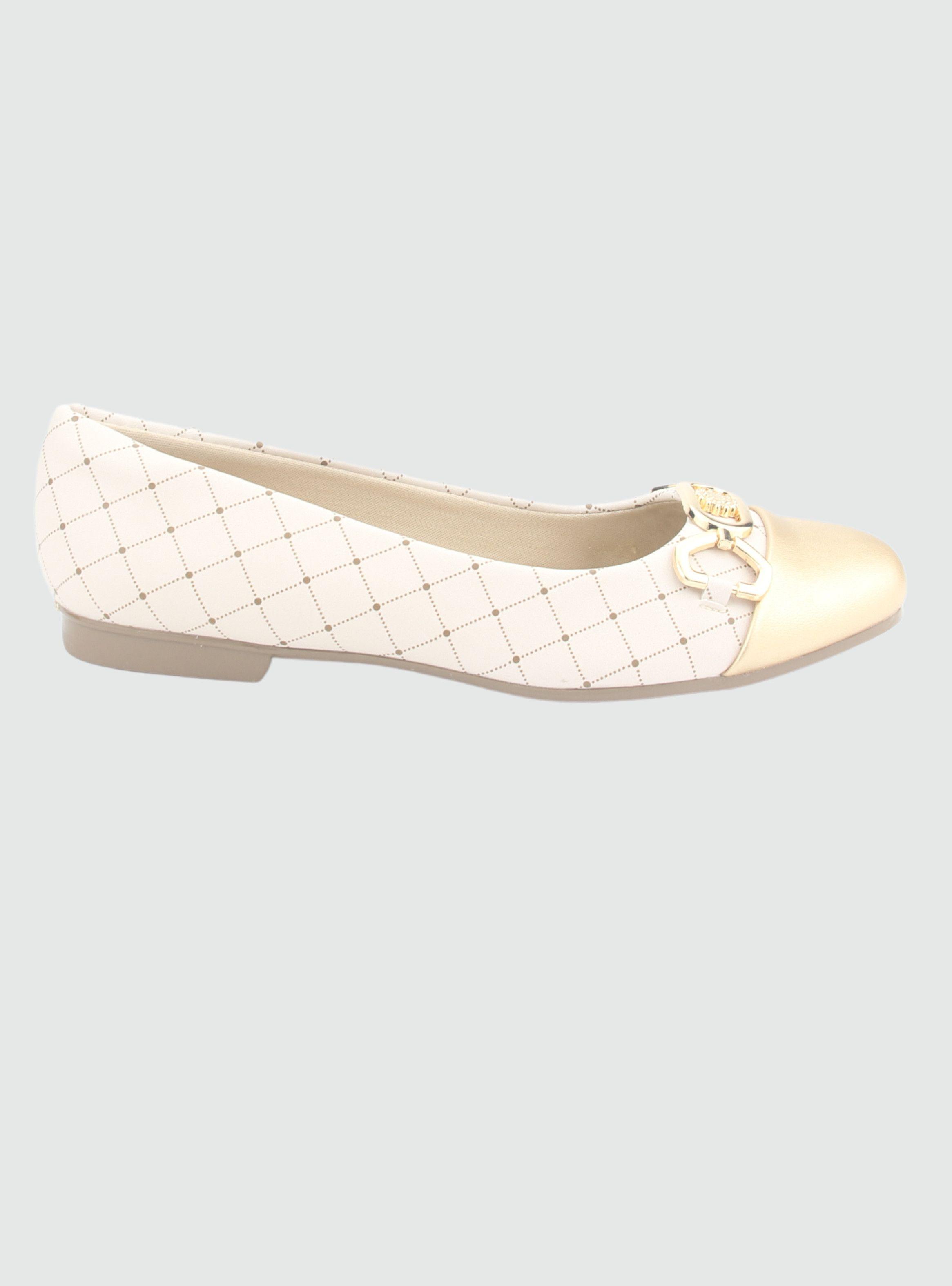 Zapato Chalada Mujer Nazzer-2 Dorado Casual-0