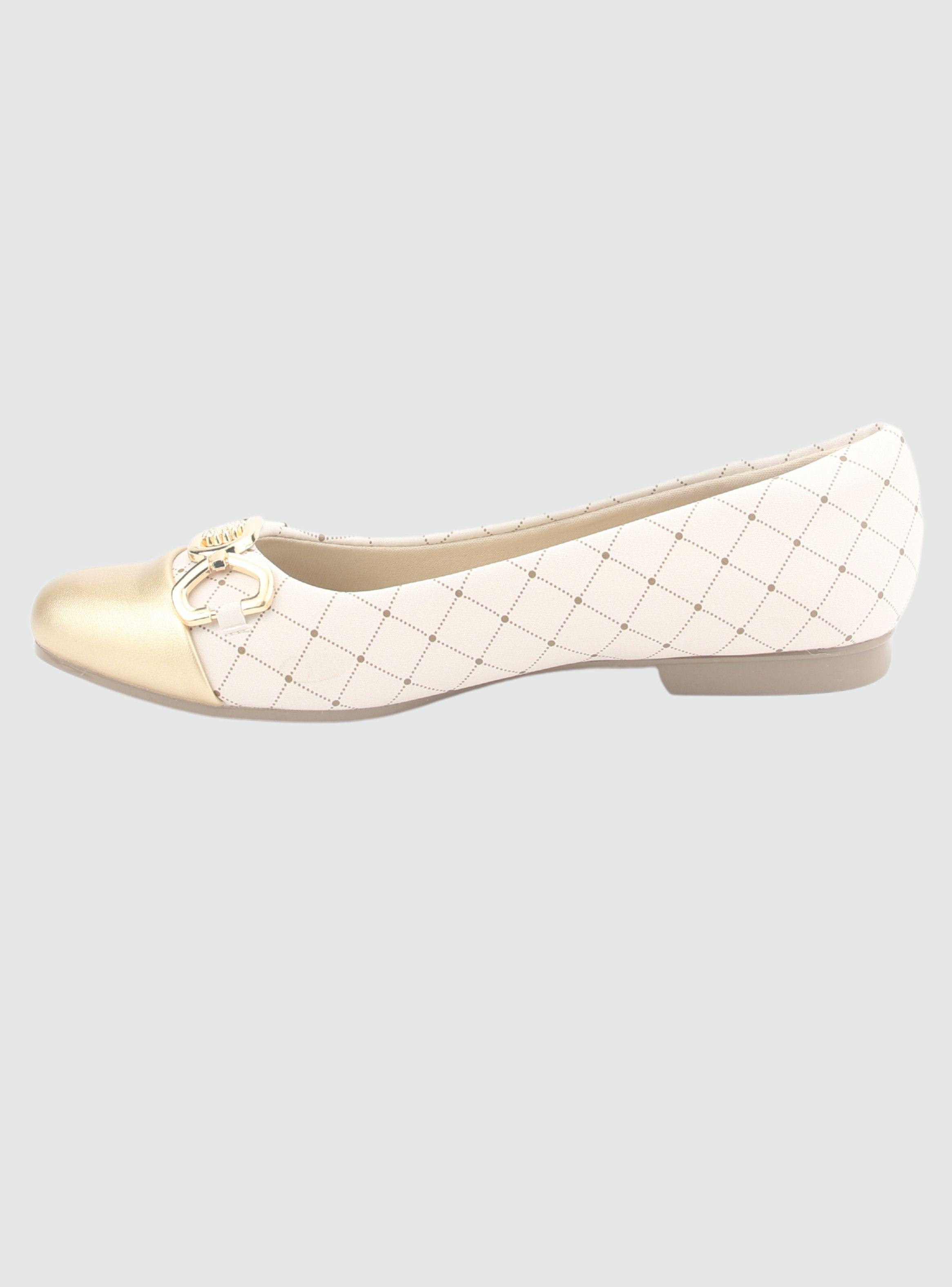 Zapato Chalada Mujer Nazzer-2 Dorado Casual-1