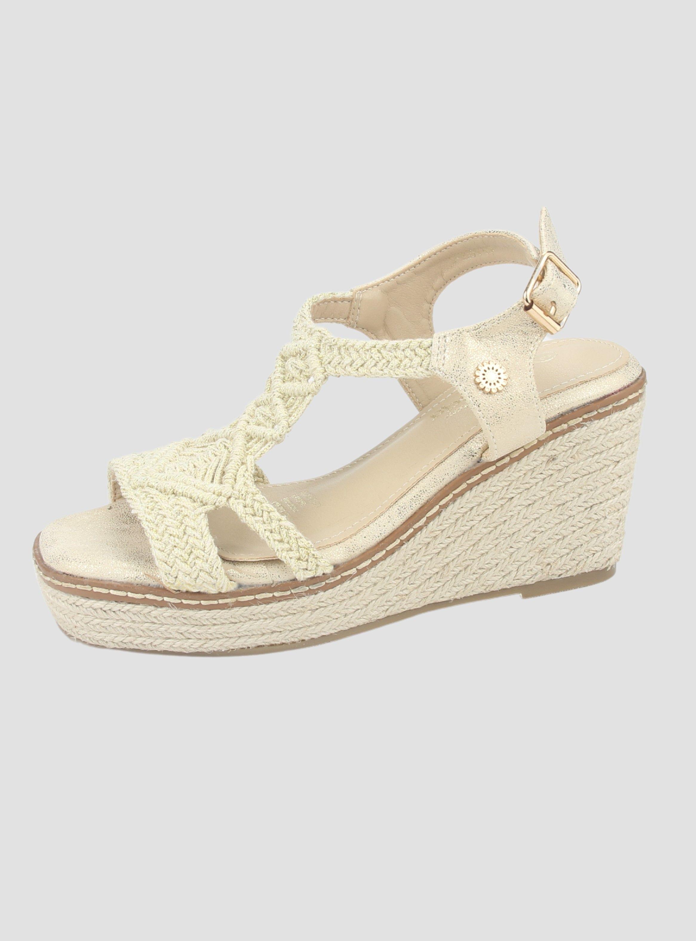 Sandalia Chalada Mujer Pole-2 Dorado Casual-0