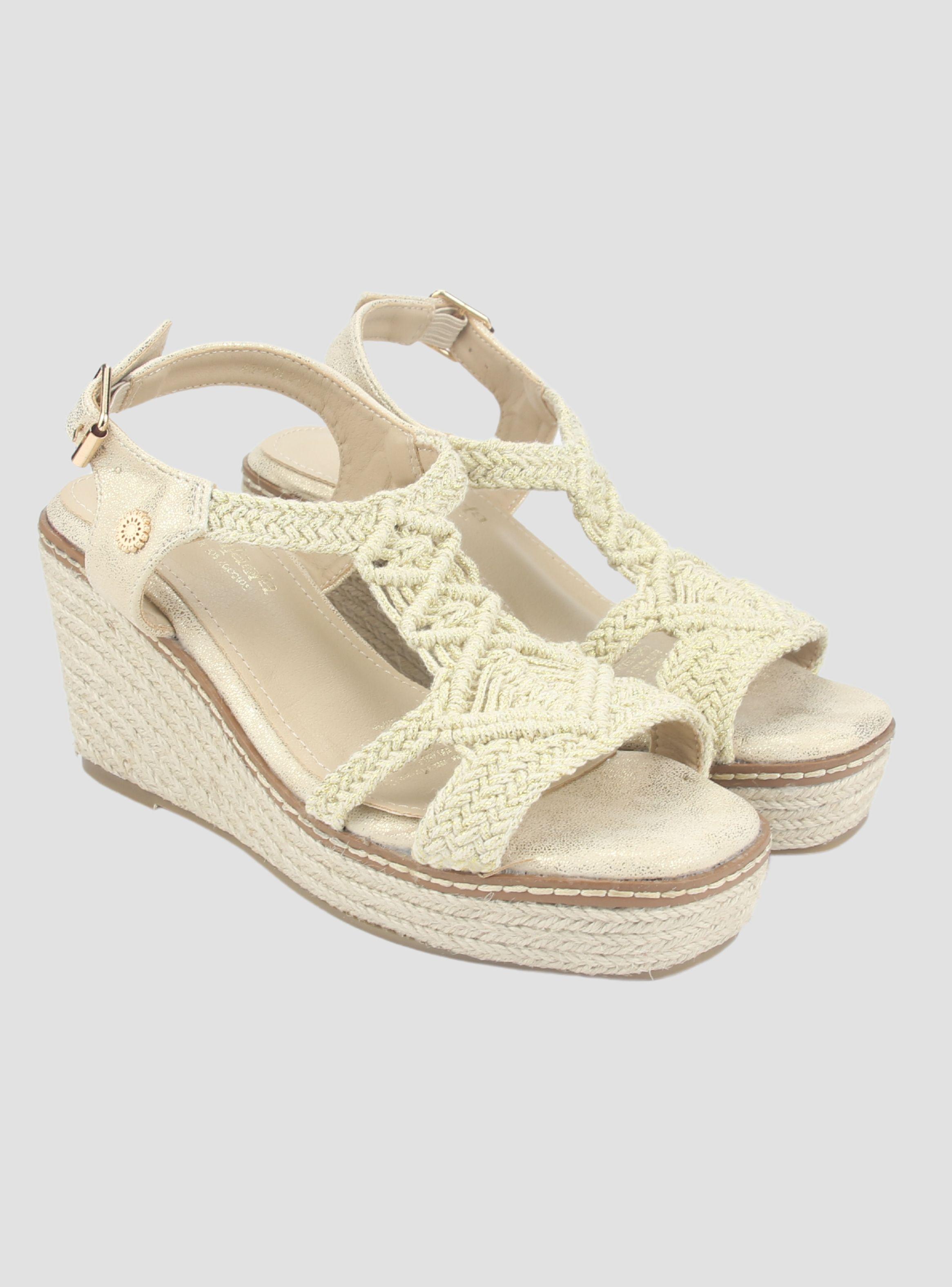 Sandalia Chalada Mujer Pole-2 Dorado Casual-4