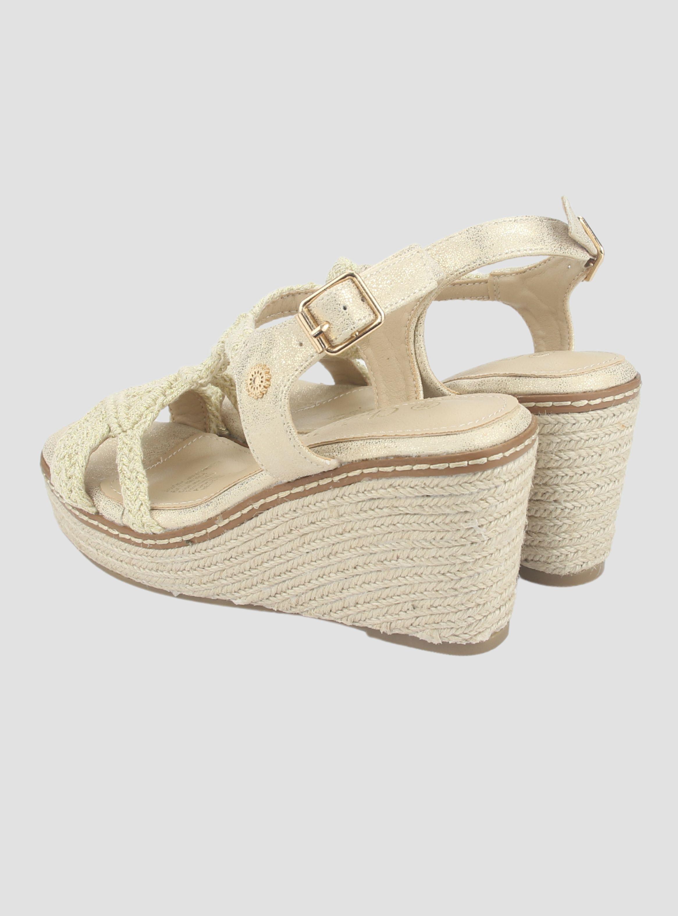Sandalia Chalada Mujer Pole-2 Dorado Casual-5