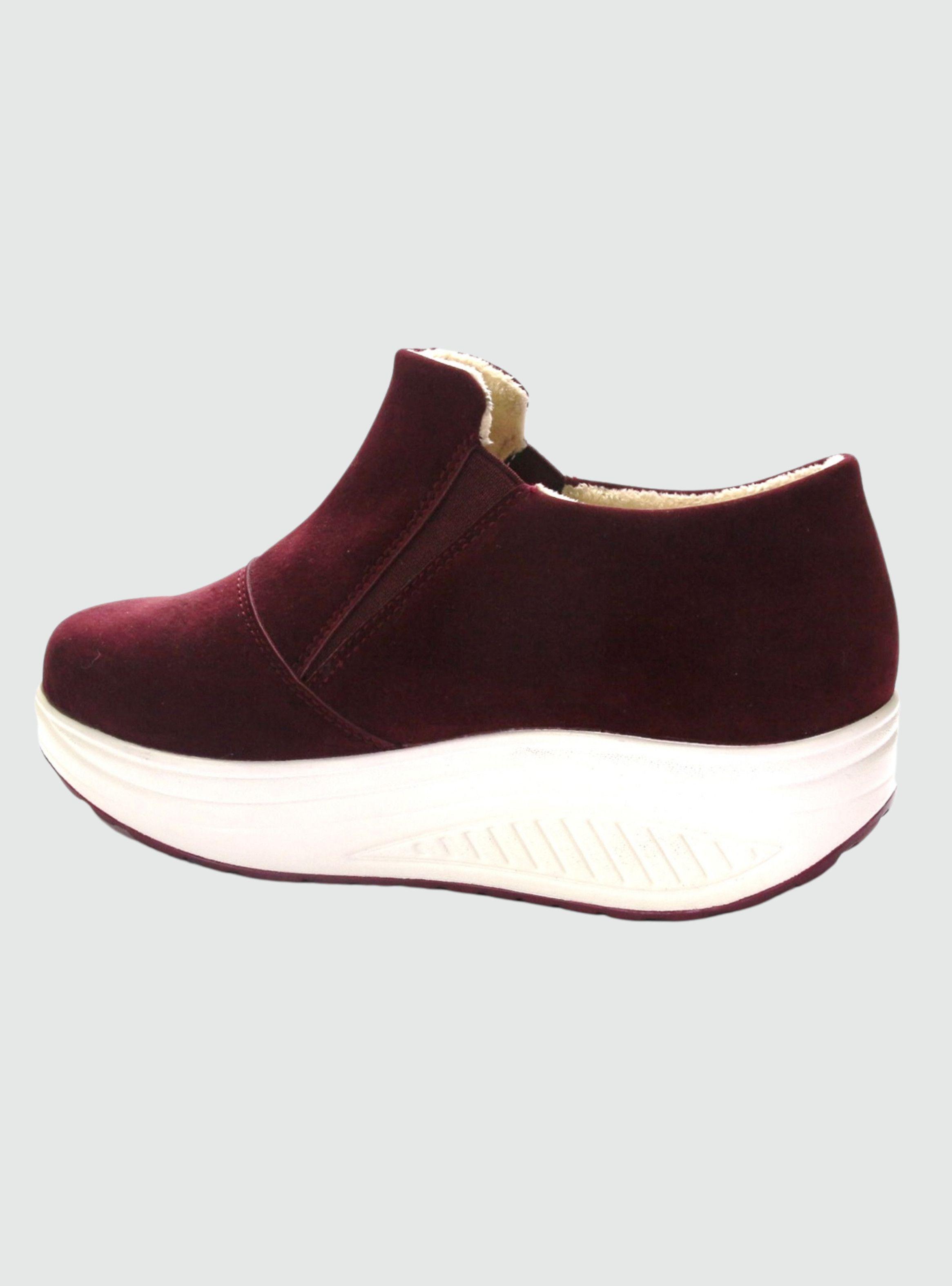 Botin Funway Mujer Tija-3 Burdeo Casual-1