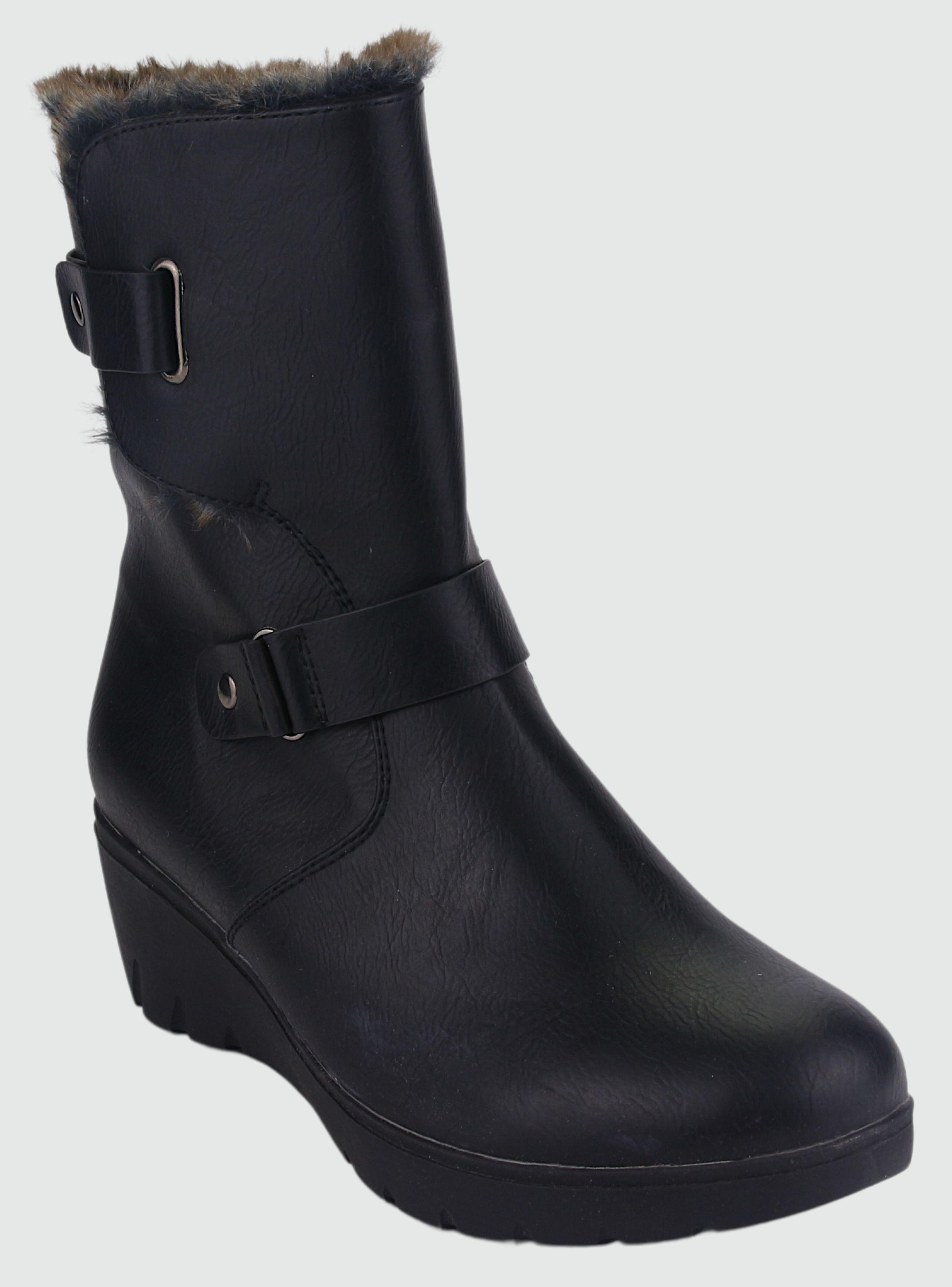 Botin Chalada Mujer Tanda-20 Negro Casual-2
