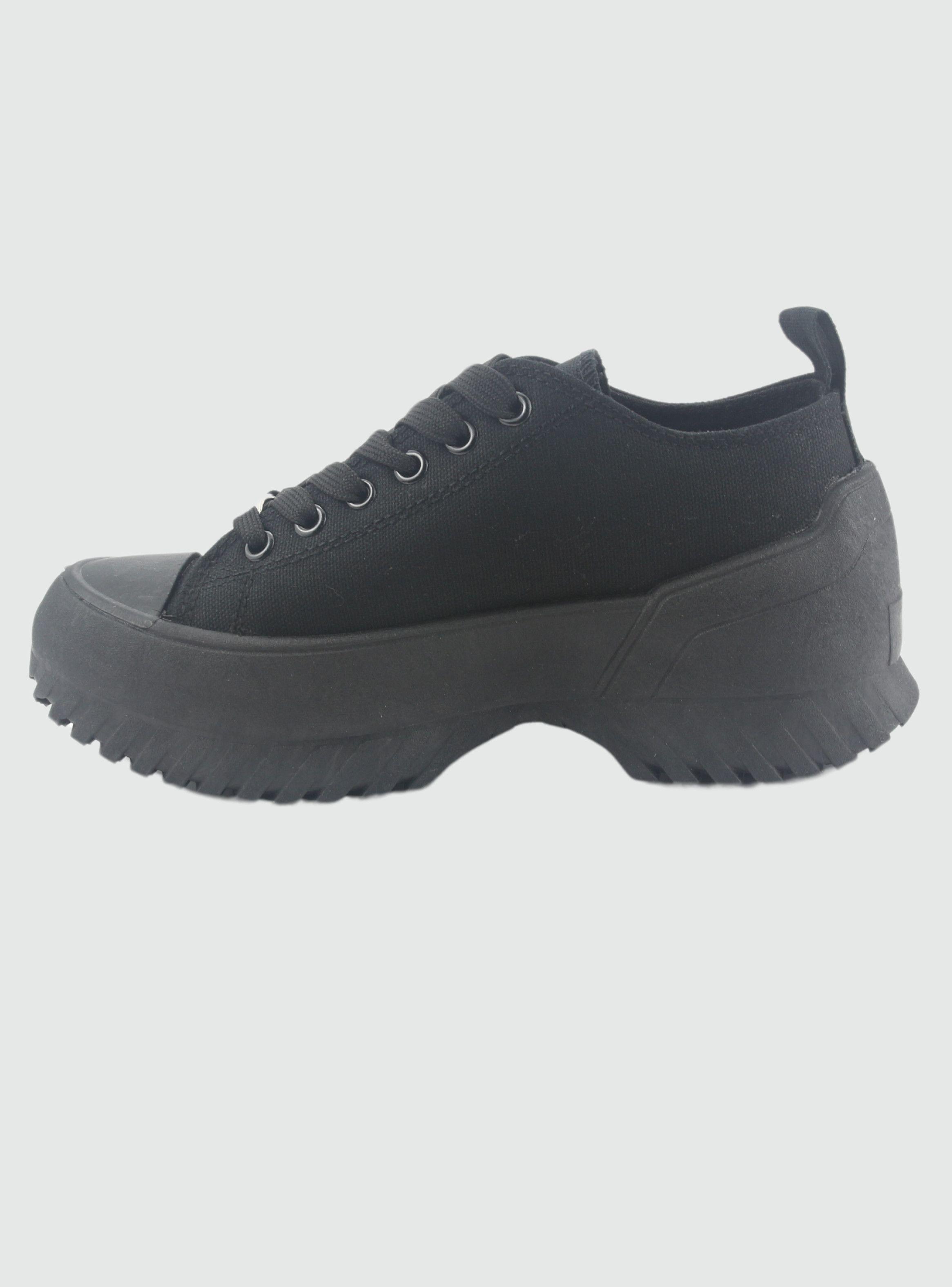 Zapatilla Chalada Mujer Bistro-5 Negro Negro Urbano-1