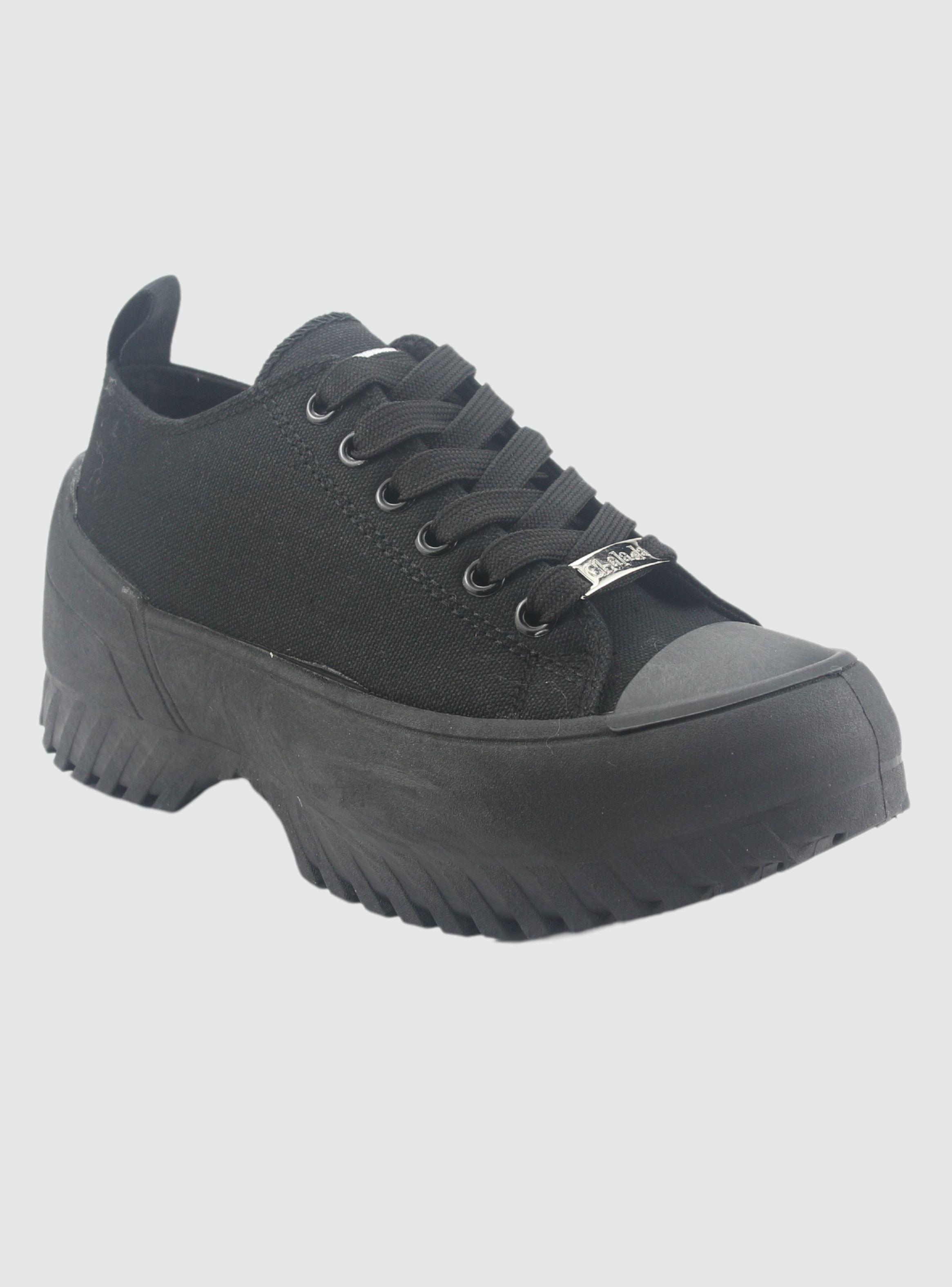 Zapatilla Chalada Mujer Bistro-5 Negro Negro Urbano-2