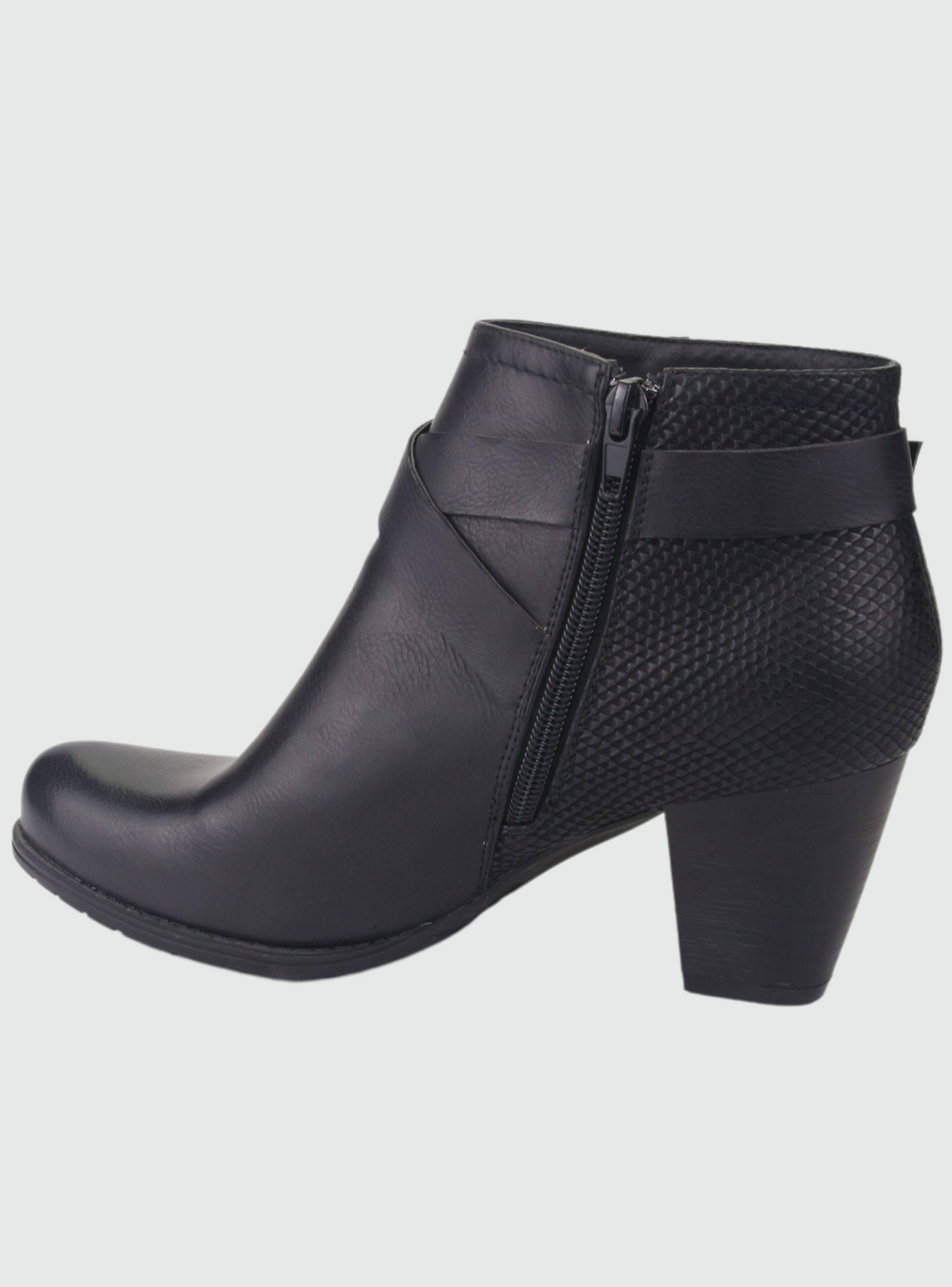 Botin Chalada Mujer Ceta-17 Negro Casual-1