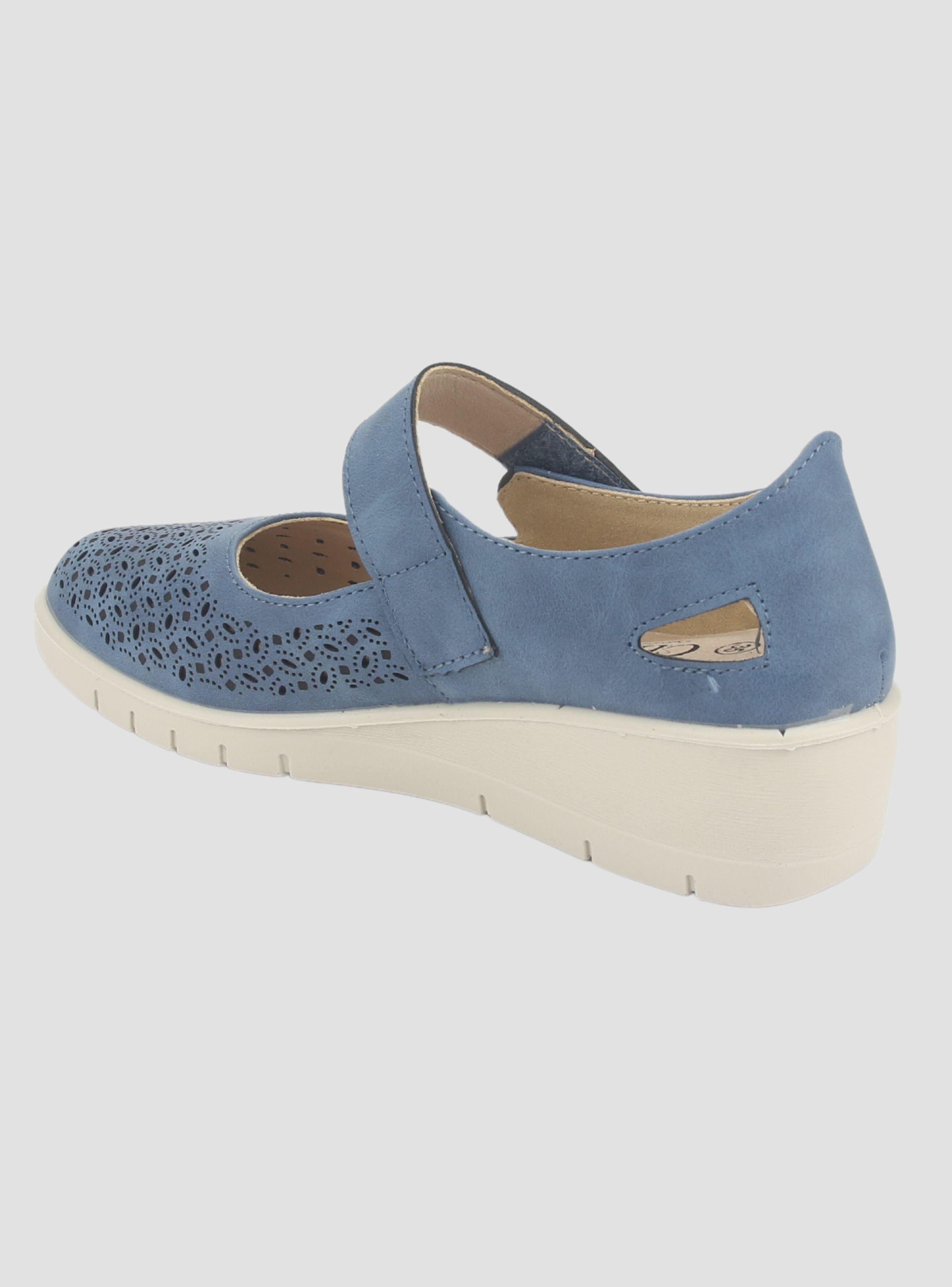 Zapato Chalada Mujer Cona-1 Azul Casual-3