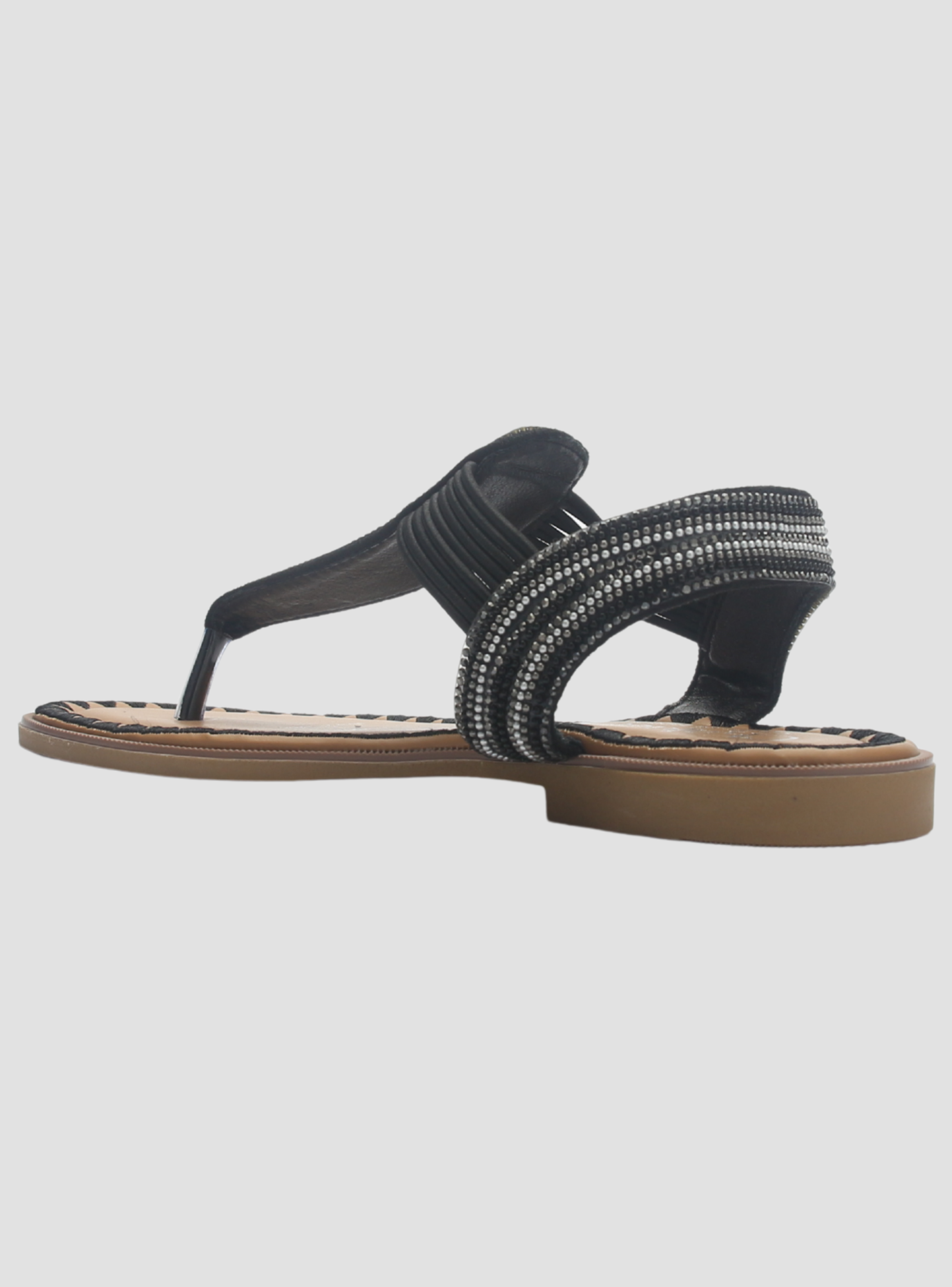 Sandalia de mujer Negro Casual Chalada Greca-67-3