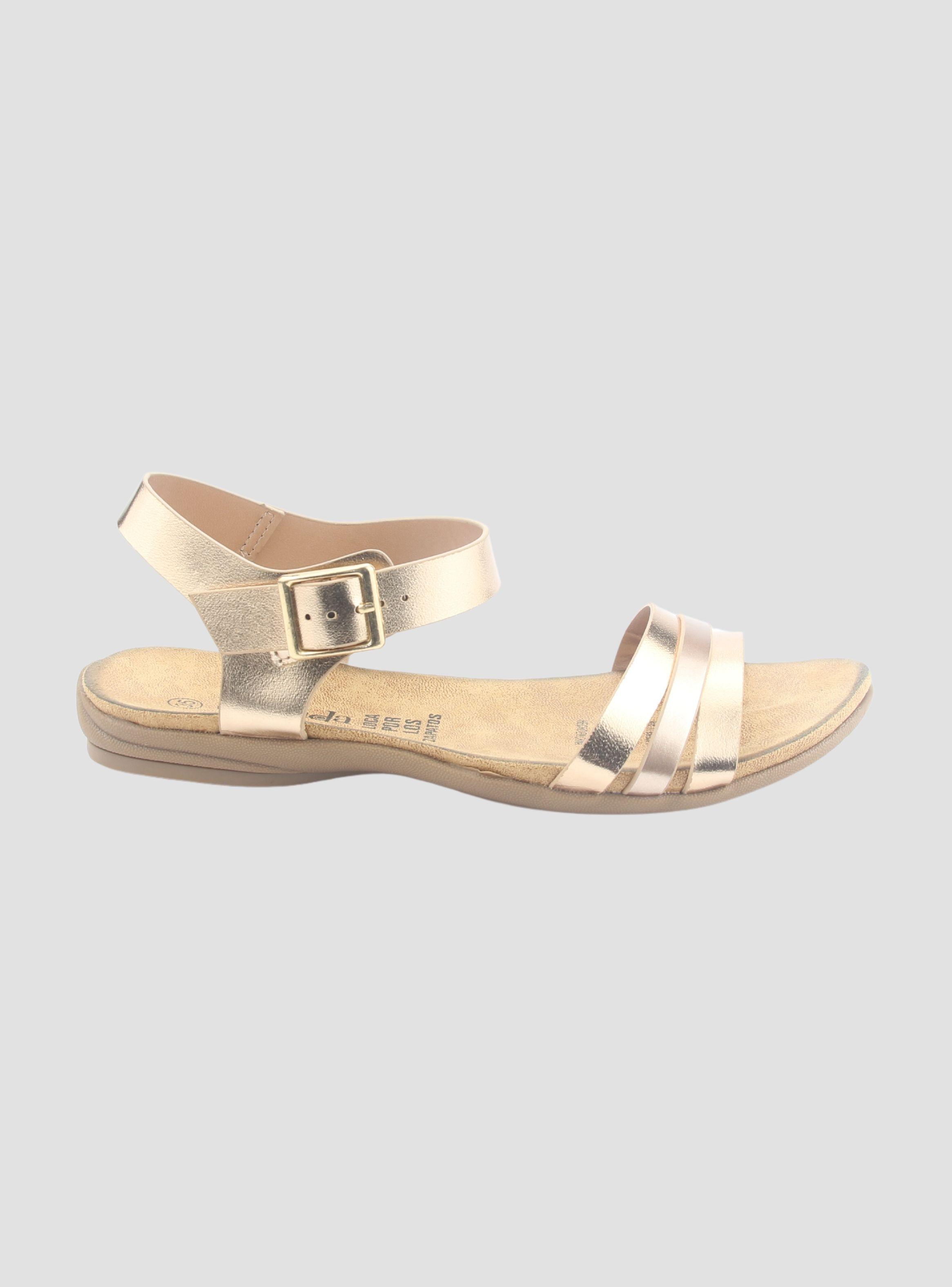 Sandalia Chalada Mujer Anatomic81 Dorado Casual-0