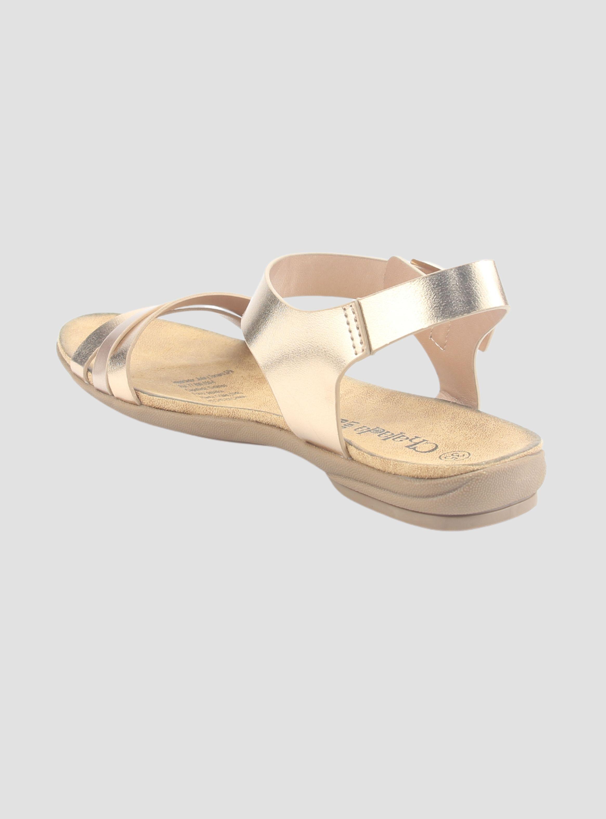 Sandalia Chalada Mujer Anatomic81 Dorado Casual-3