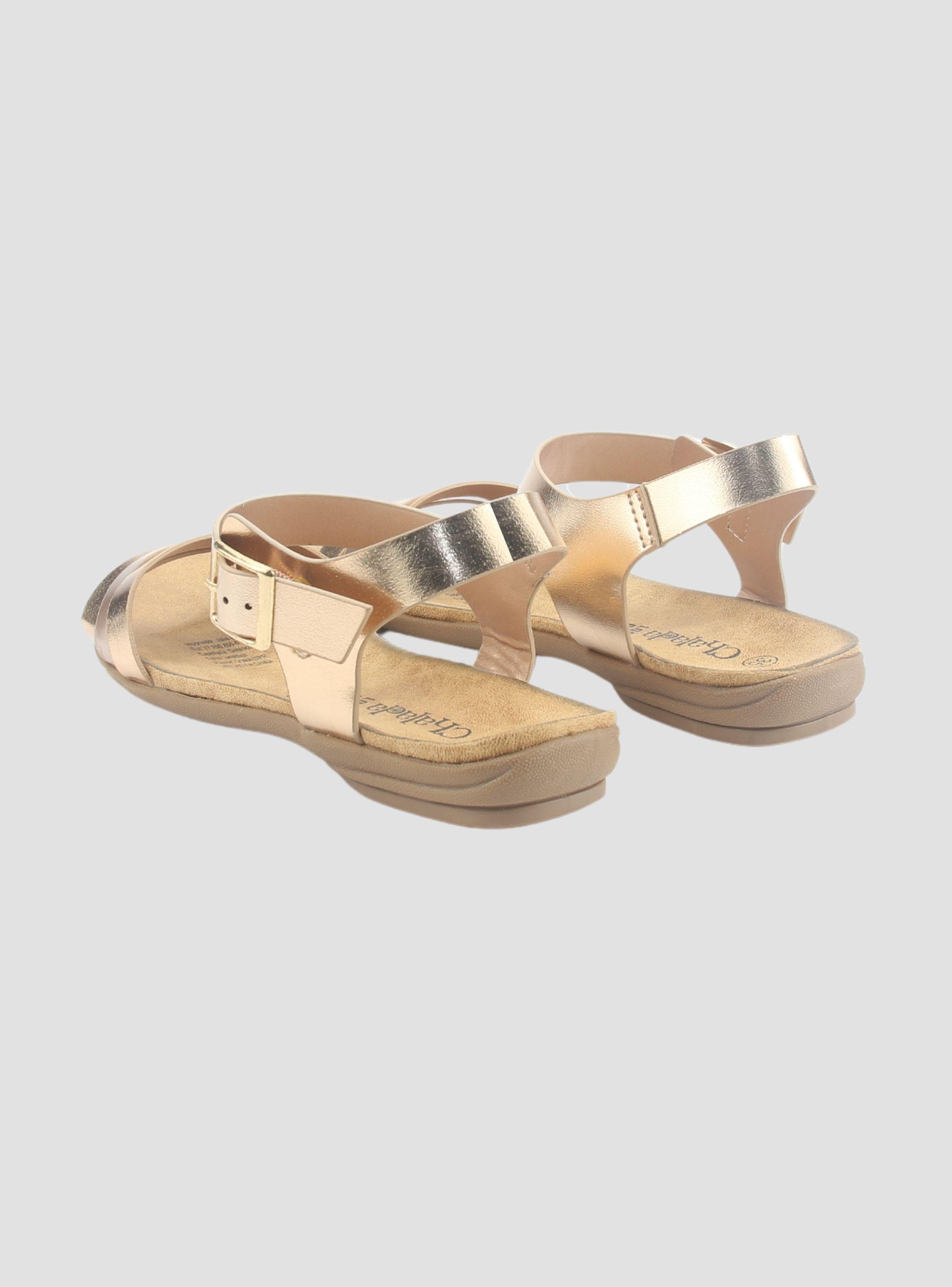 Sandalia Chalada Mujer Anatomic81 Dorado Casual-5