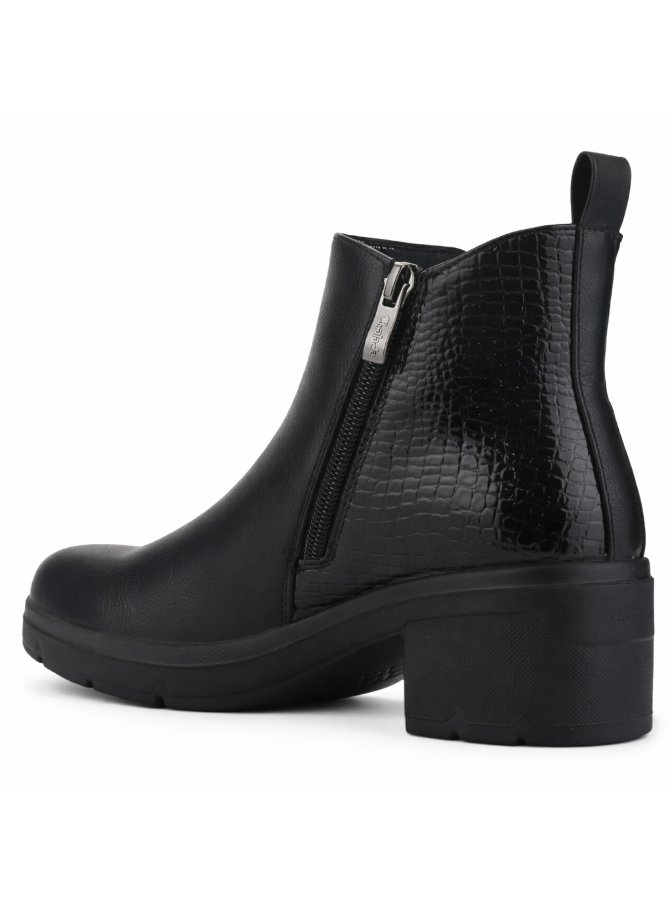 Botin Negro Mujer Casual Chalada Madena-2
