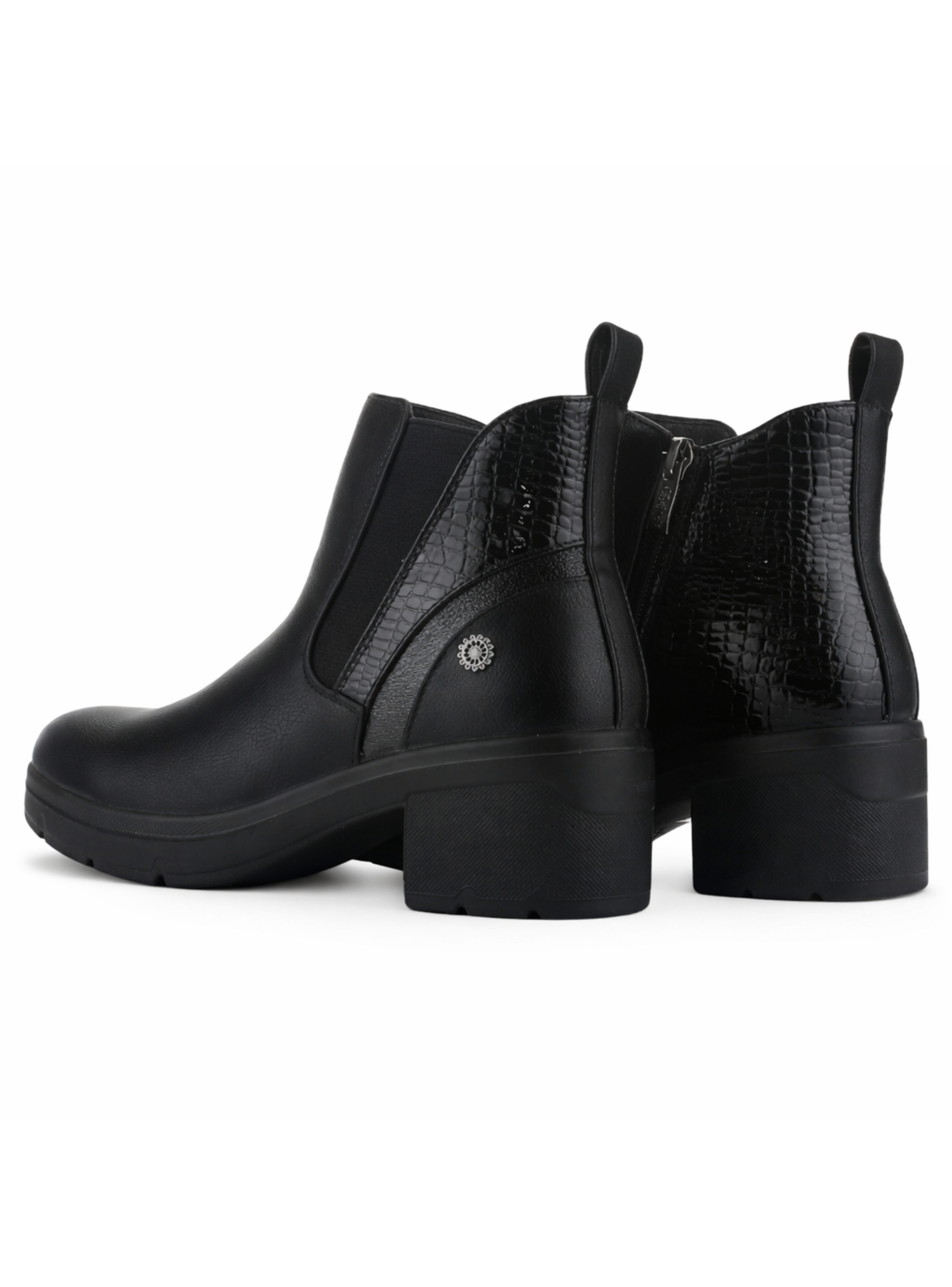 Botin Negro Mujer Casual Chalada Madena-4